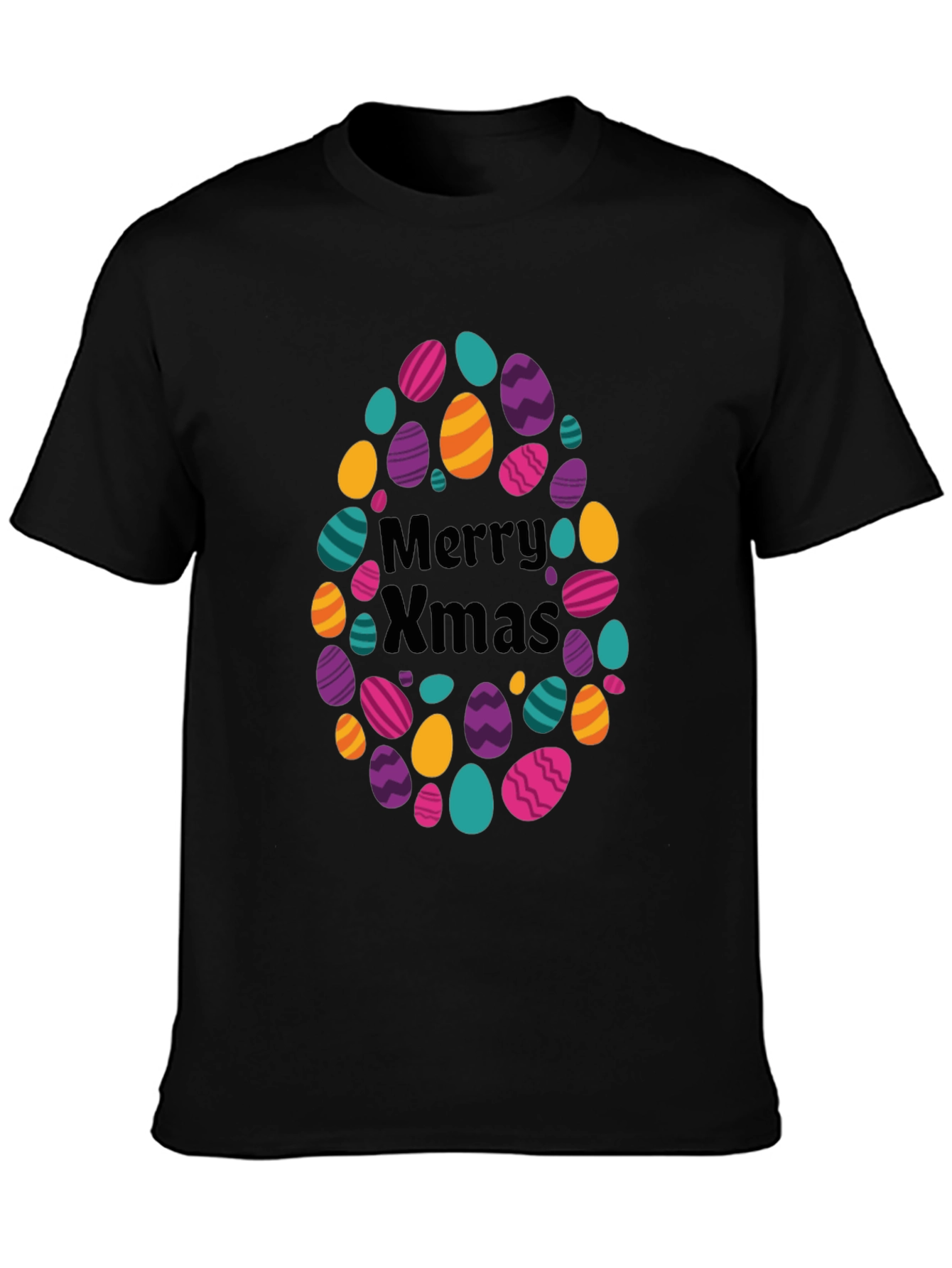 Merry Xmas Easter Egg T-Shirt - Festive Holiday Cheer