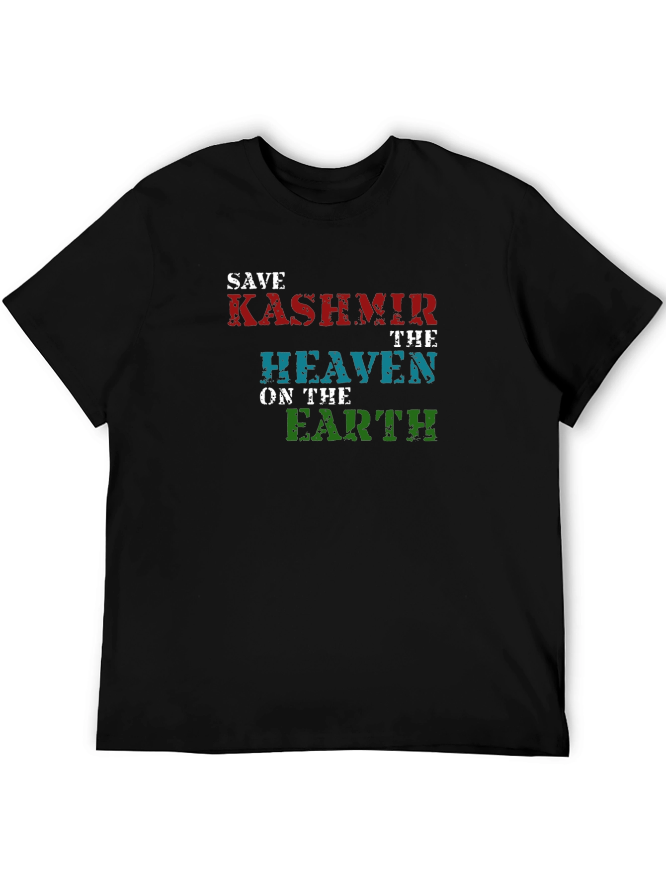 Save Kashmir T-Shirt - Heaven On Earth Graphic Tee