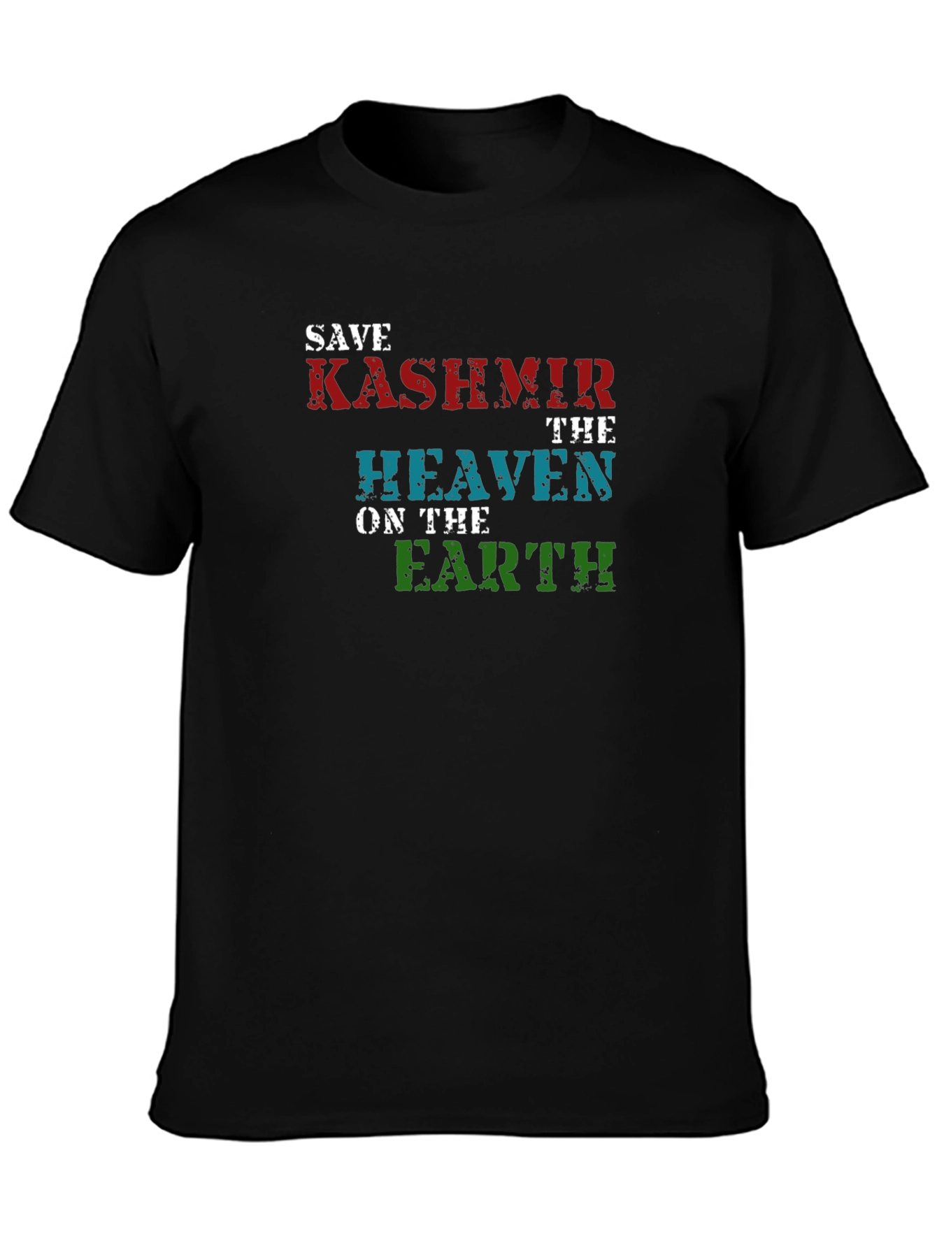 Save Kashmir T-Shirt - Heaven On Earth Graphic Tee