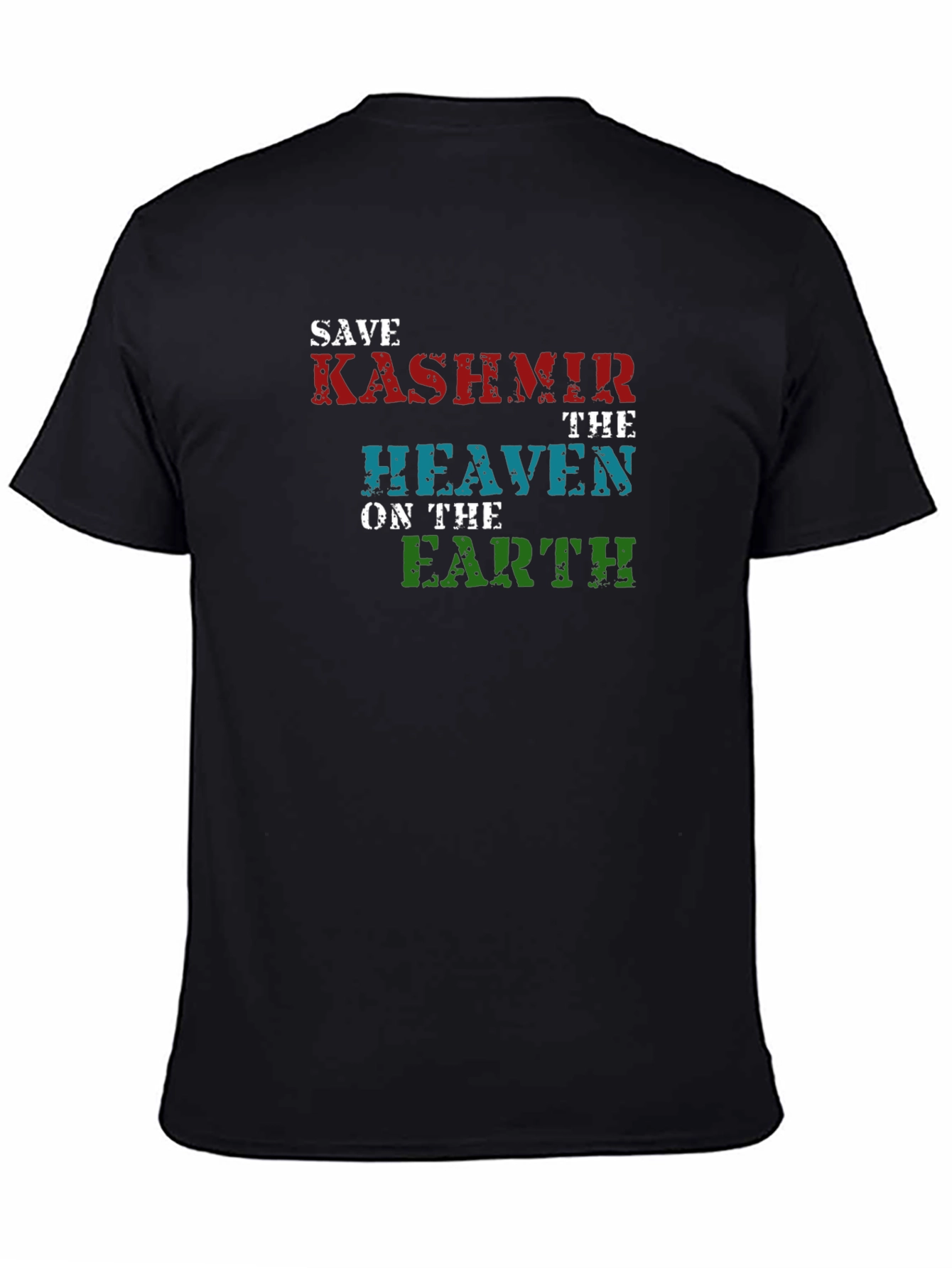 Save Kashmir T-Shirt - Heaven On Earth Graphic Tee