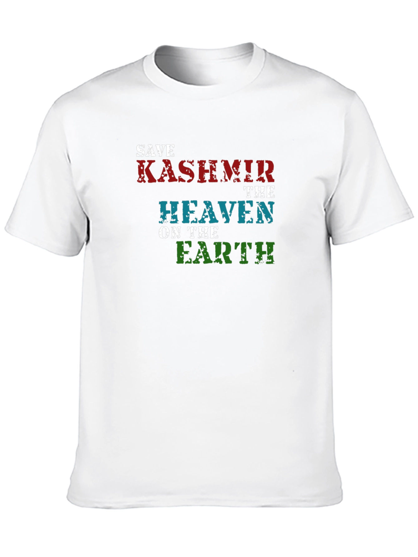 Save Kashmir T-Shirt - Heaven On Earth Graphic Tee