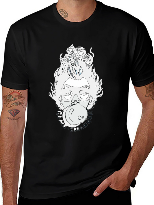 Bubblegum Pop Art Graphic Tee - Black