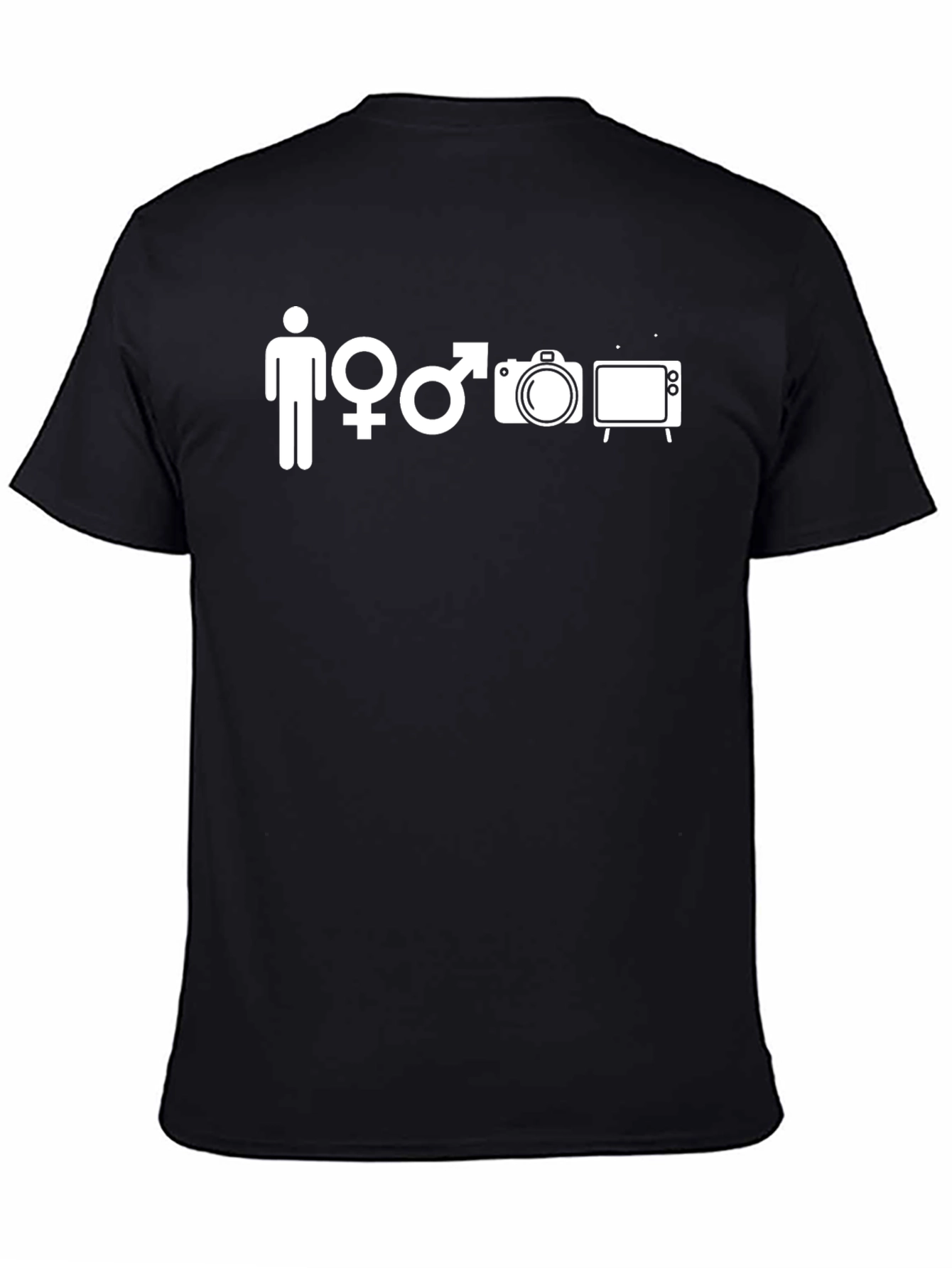 Funny Man Woman Camera TV T-Shirt