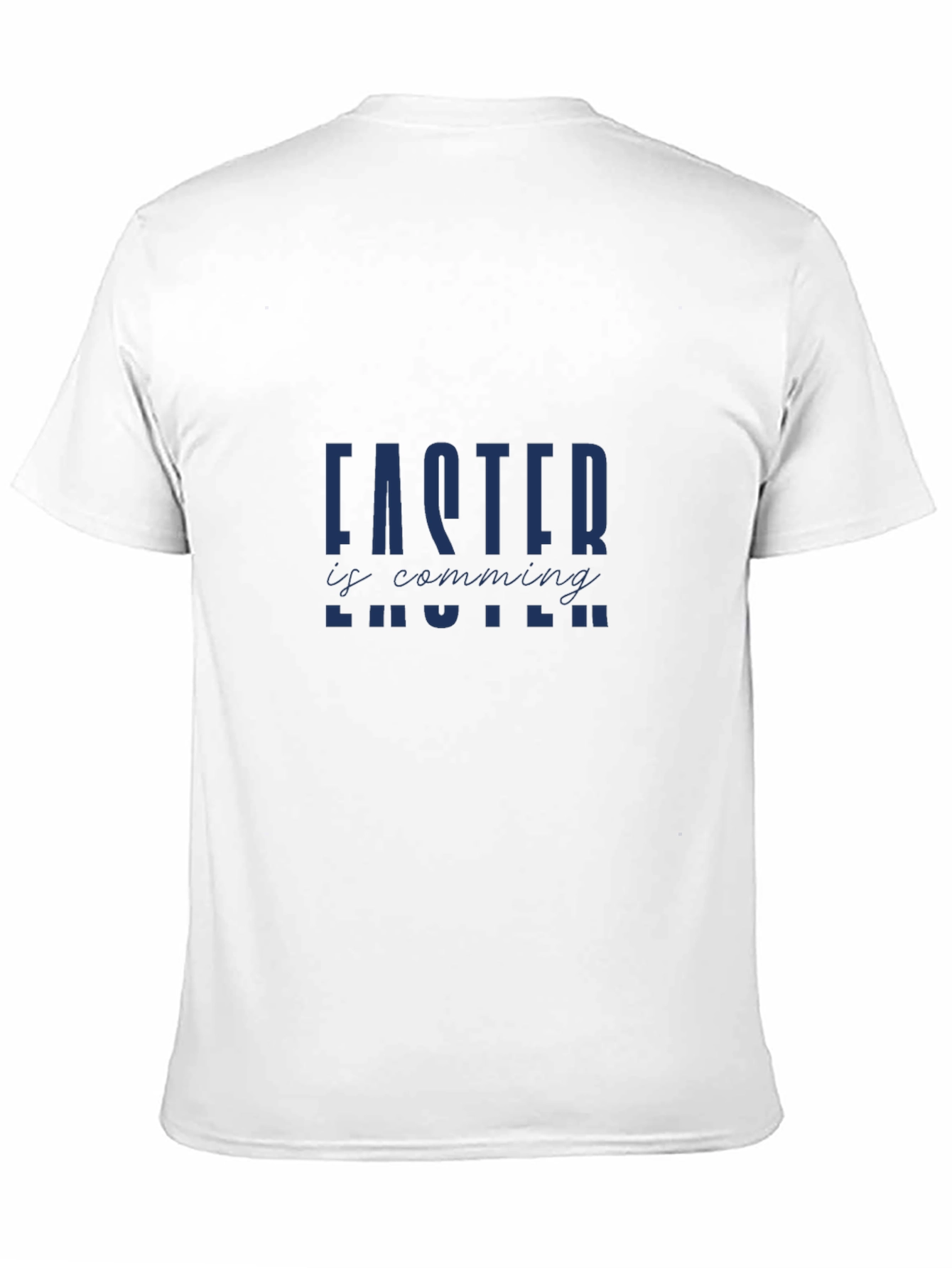 Easter Is Coming Graphic Tee - Mens Black T-Shirt