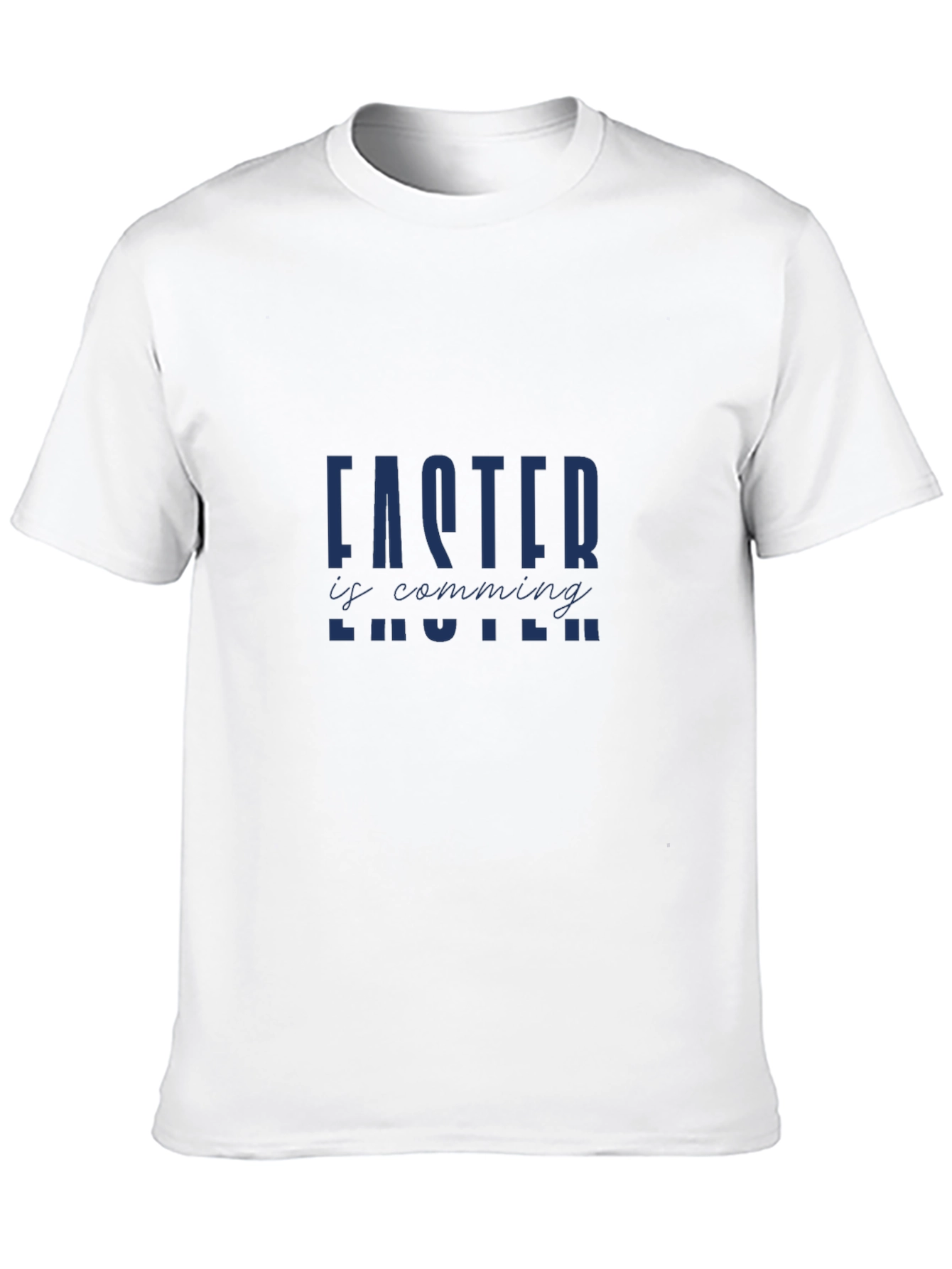 Easter Is Coming Graphic Tee - Mens Black T-Shirt