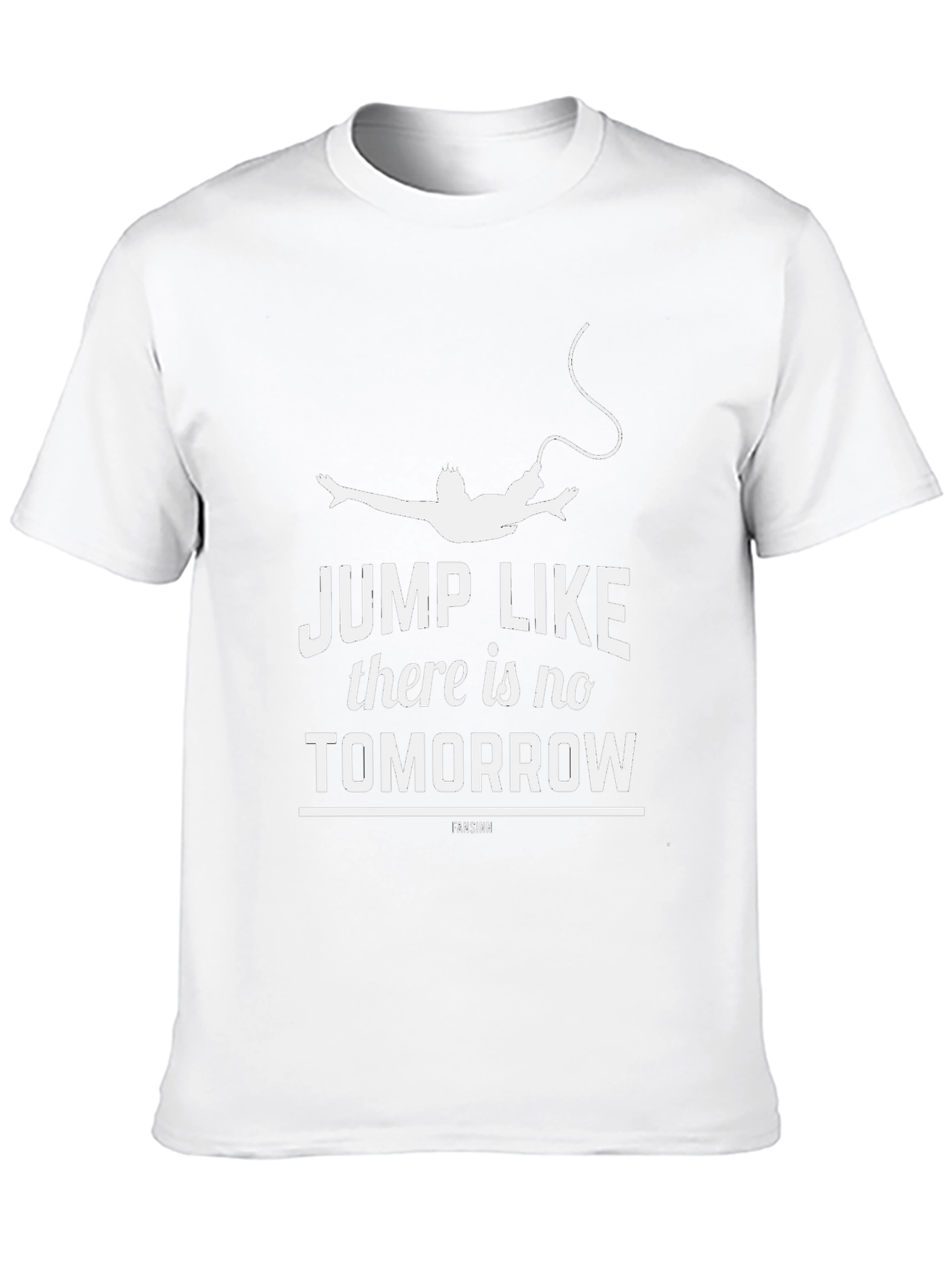 Jump Like Theres No Tomorrow Black T-Shirt