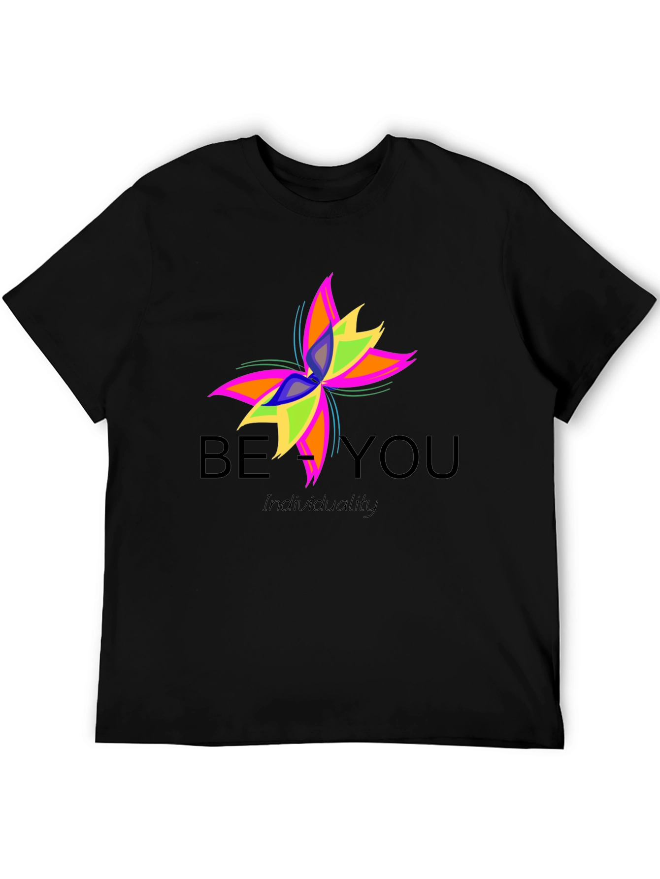 Be You Individuality Graphic Tee - Black
