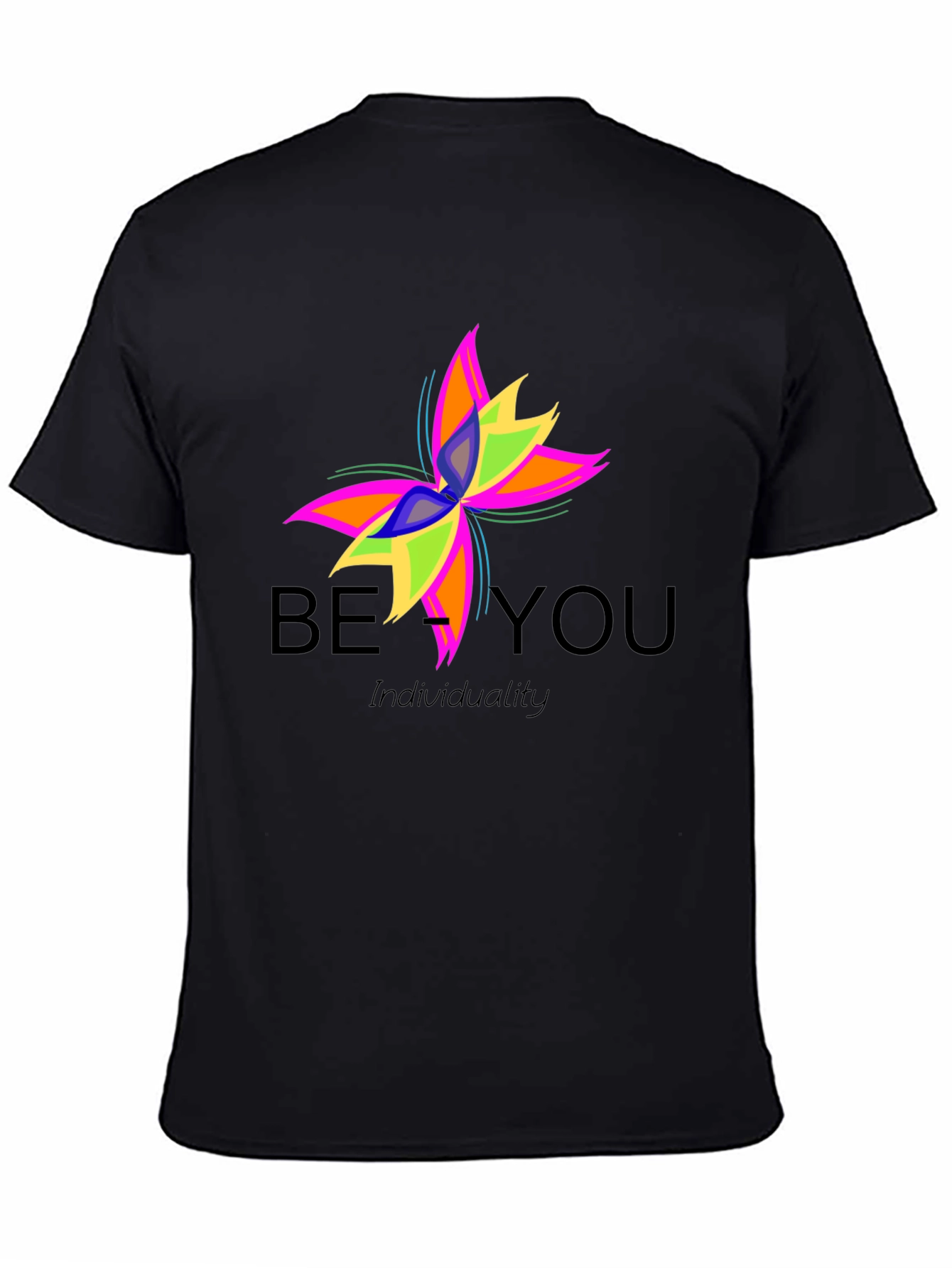 Be You Individuality Graphic Tee - Black