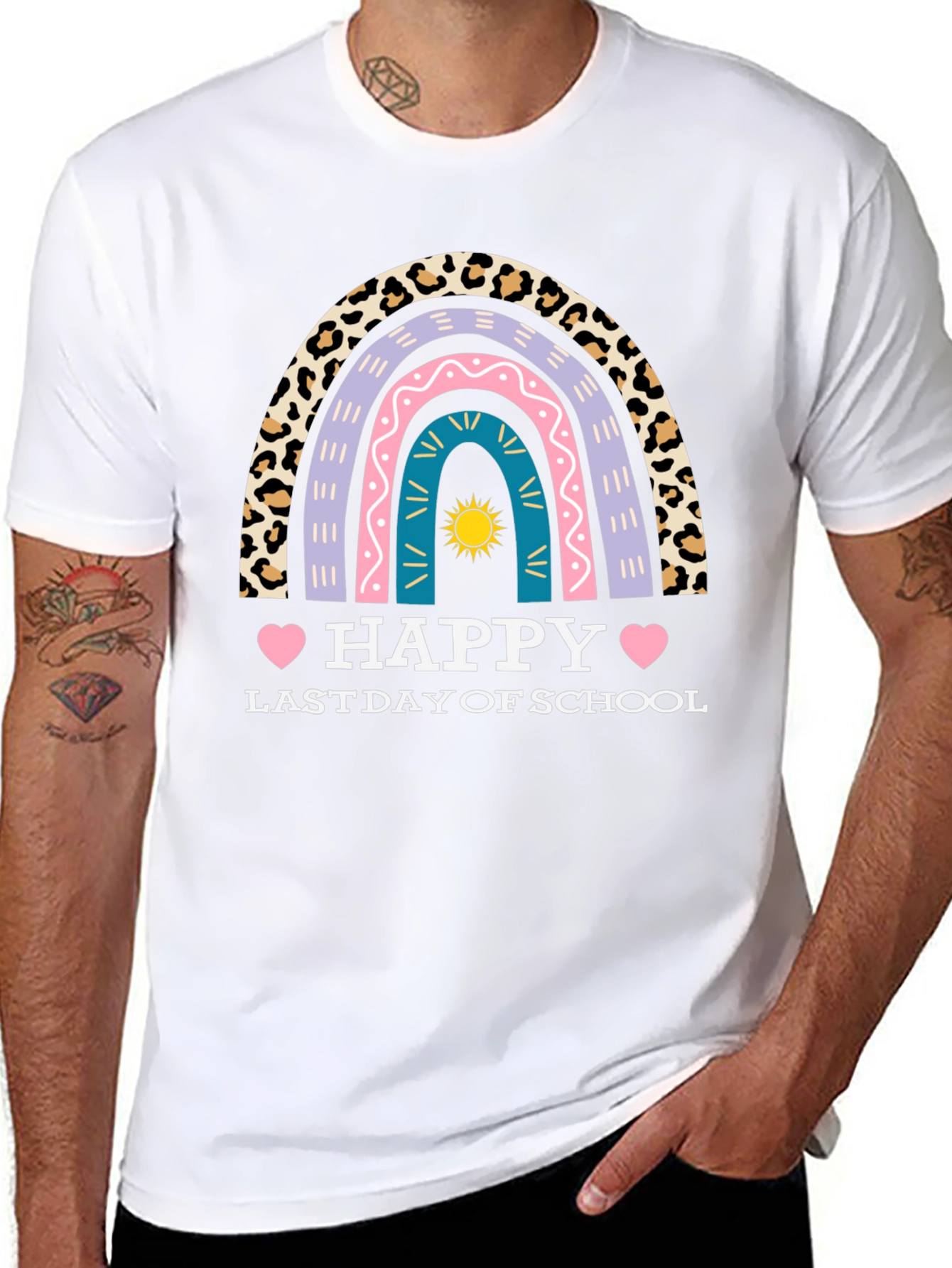 Happy Last Day of School Rainbow T-Shirt