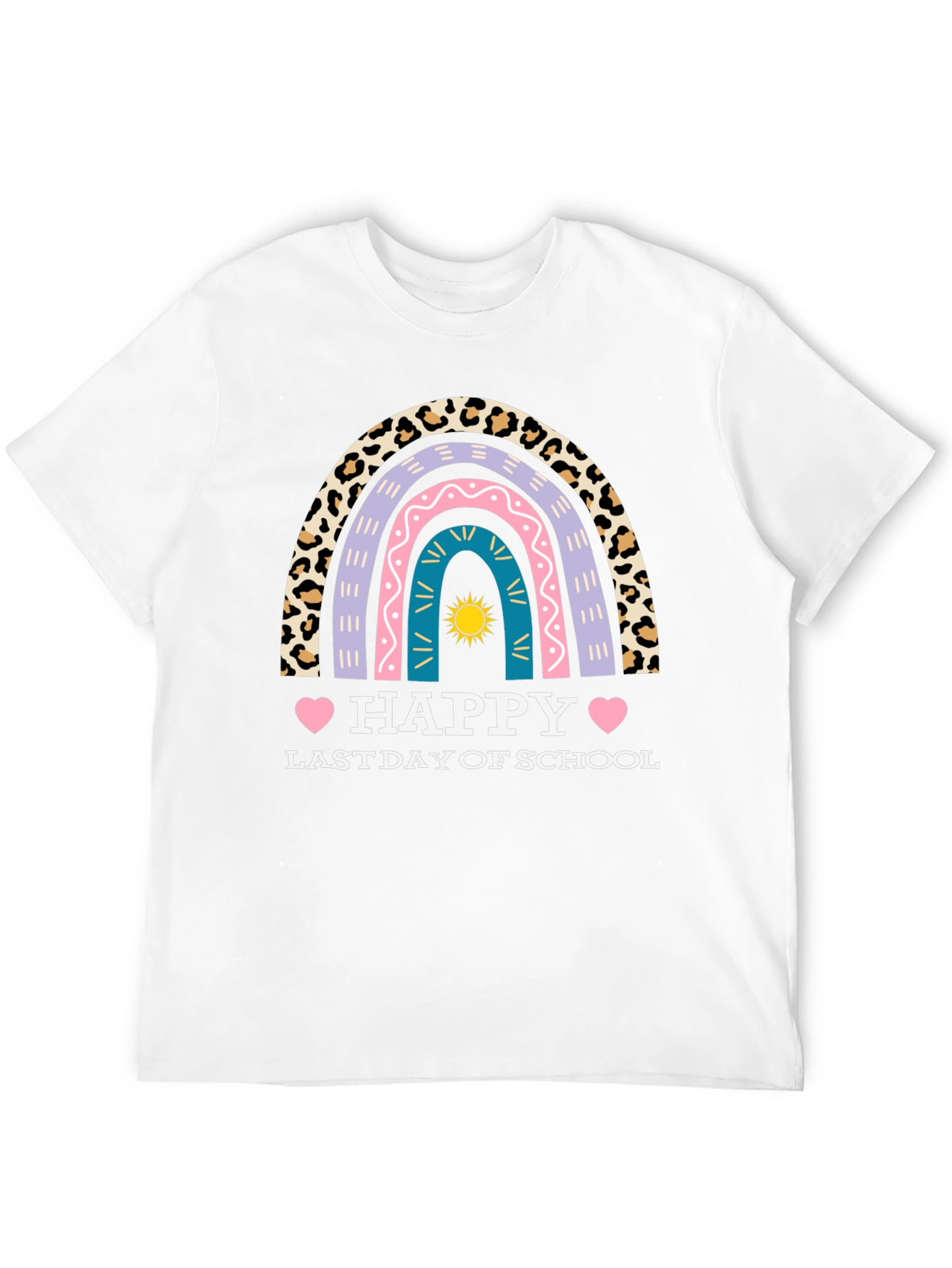 Happy Last Day of School Rainbow T-Shirt