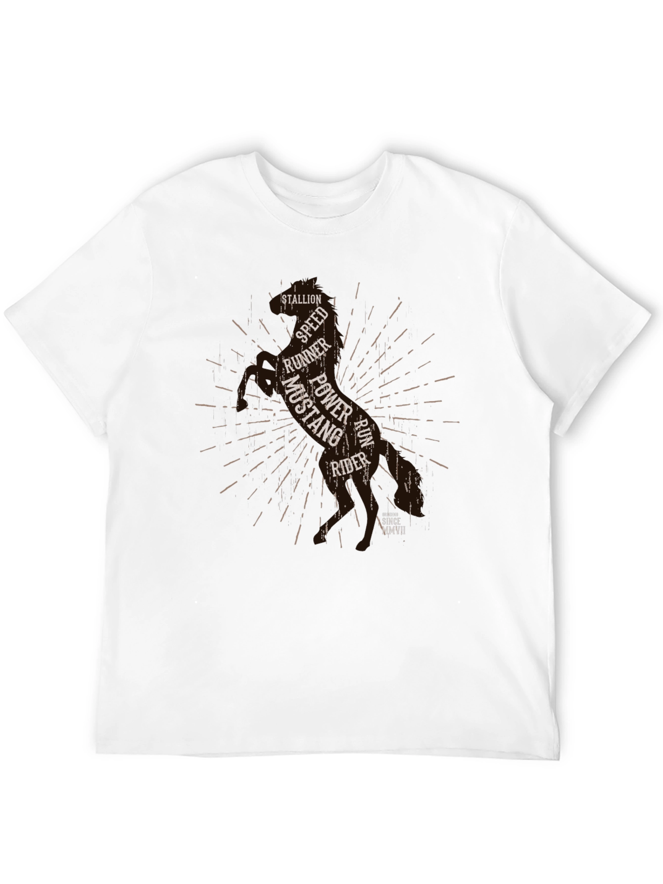 Stallion Graphic Tee - Power Speed & Style
