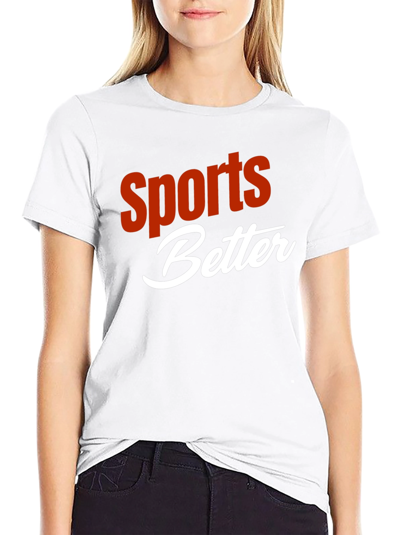 Sports Better Graphic T-Shirt - Black