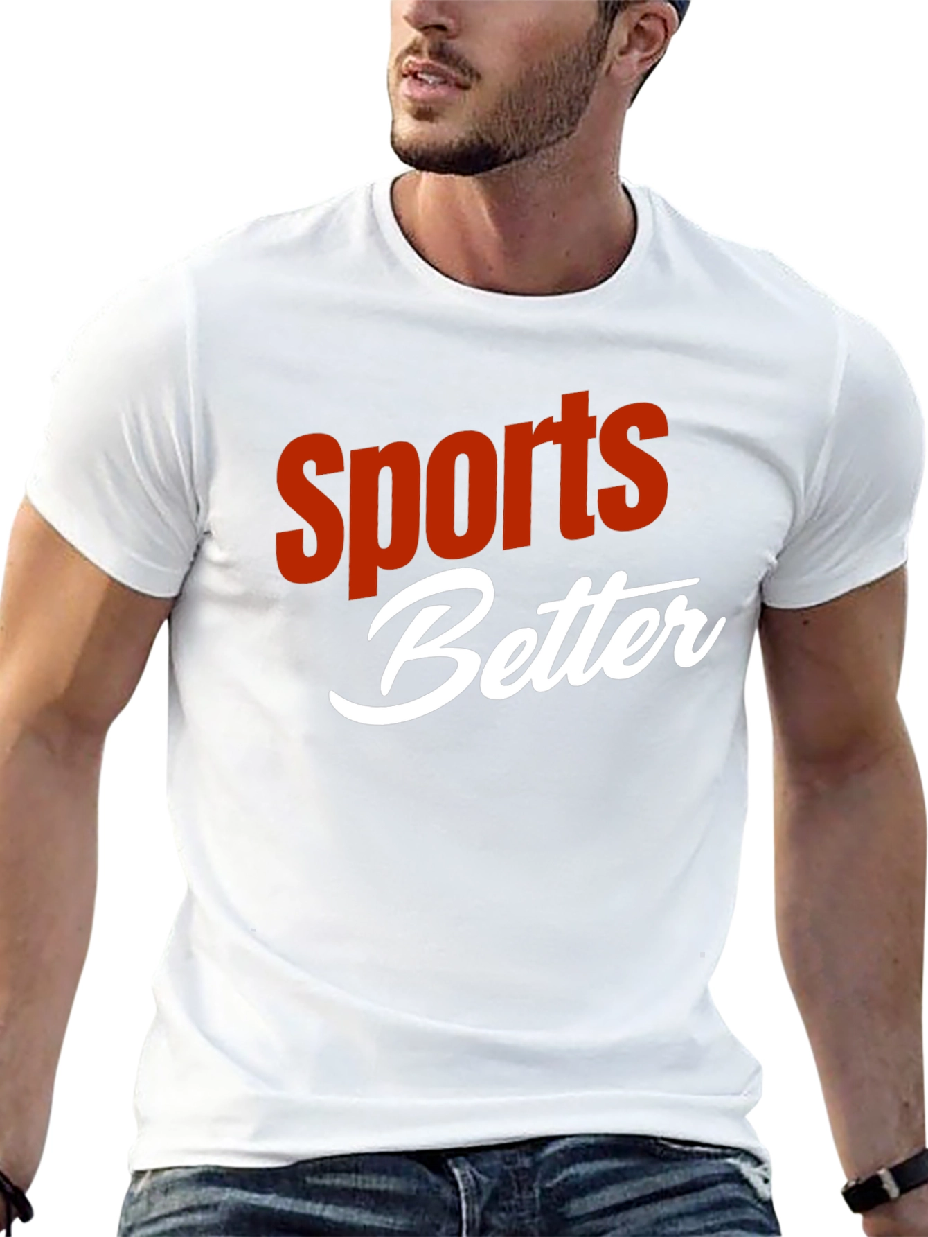 Sports Better Graphic T-Shirt - Black