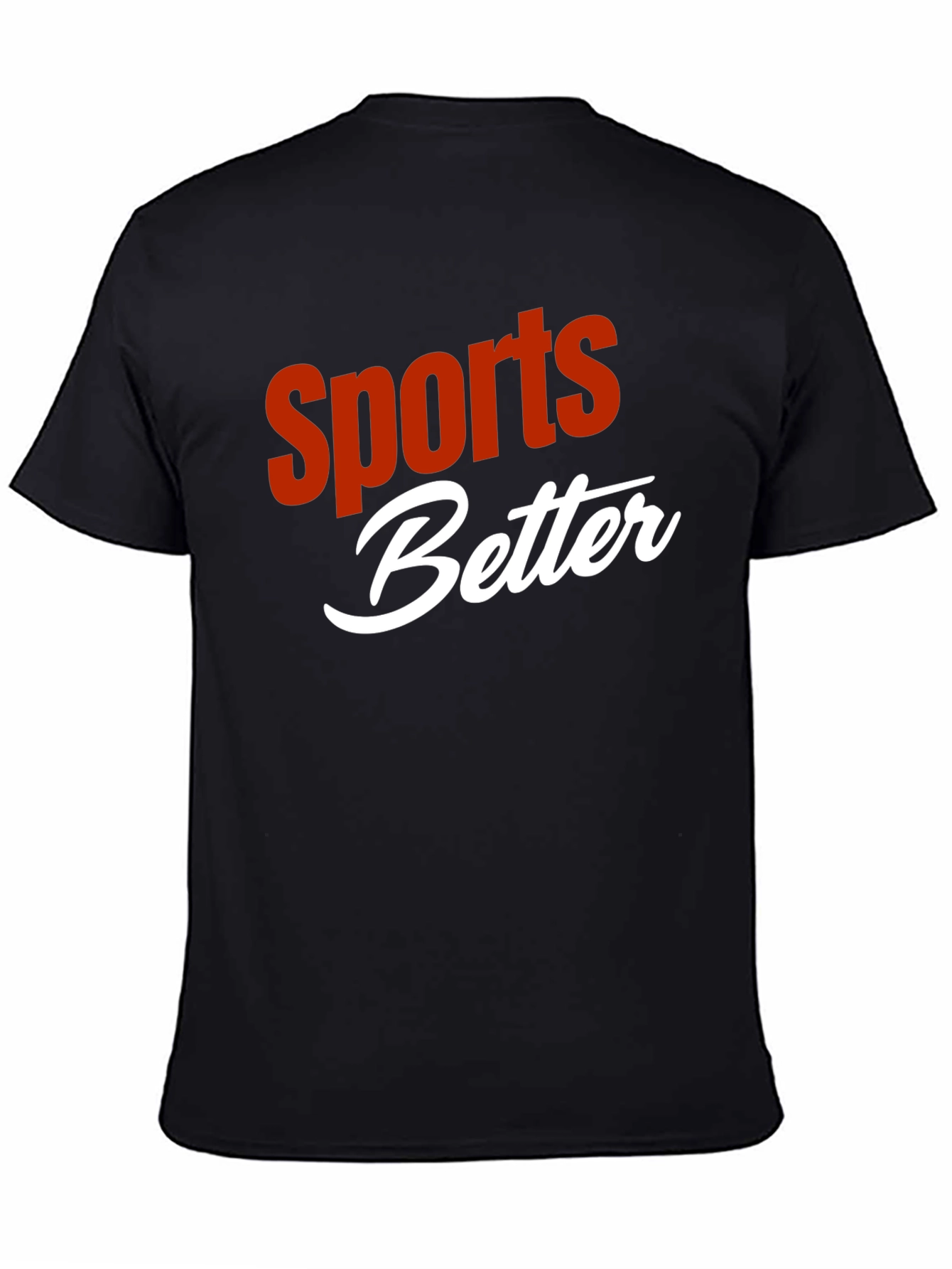 Sports Better Graphic T-Shirt - Black
