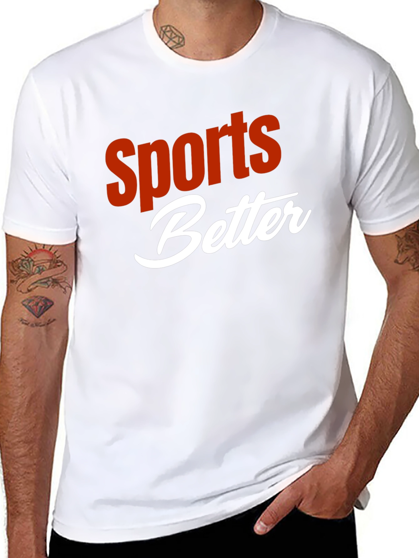 Sports Better Graphic T-Shirt - Black