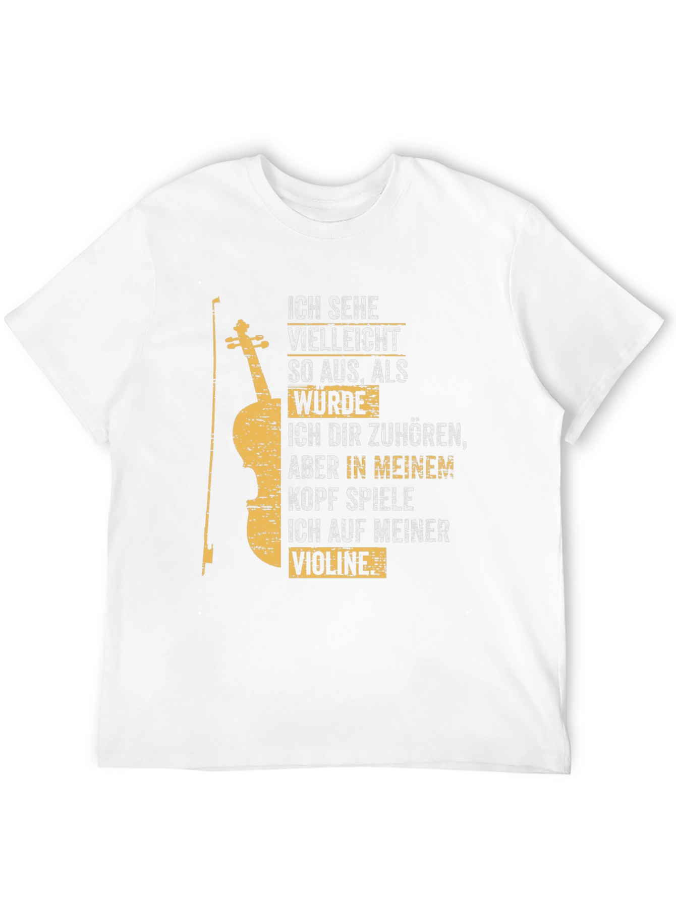 Violin Player T-Shirt - German Text