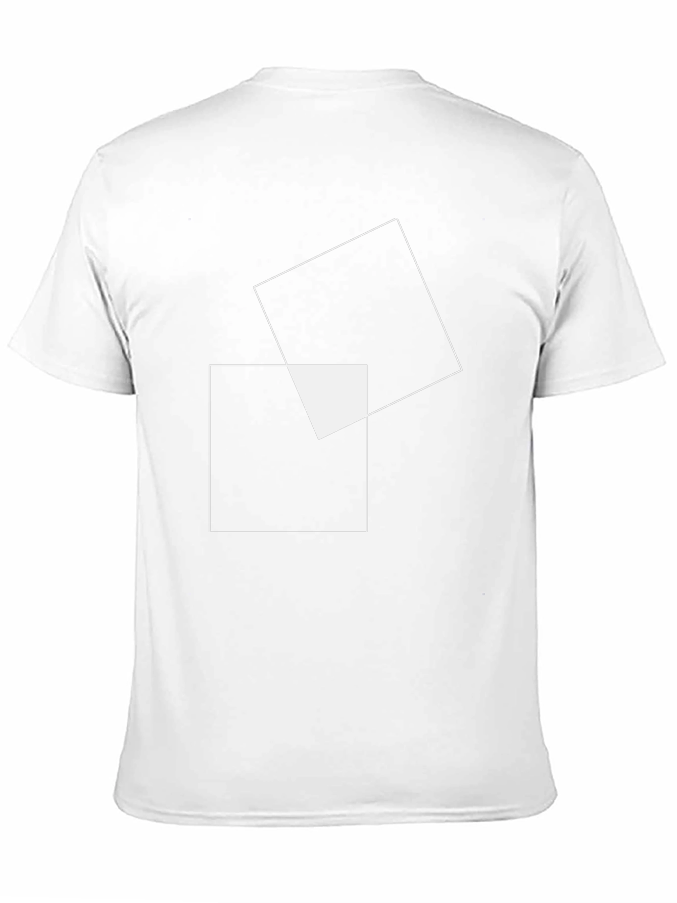 Modern Geometric Tee - Black