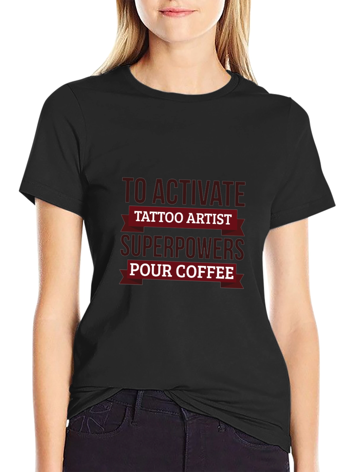 Tattoo Artist Superpowers Coffee T-Shirt
