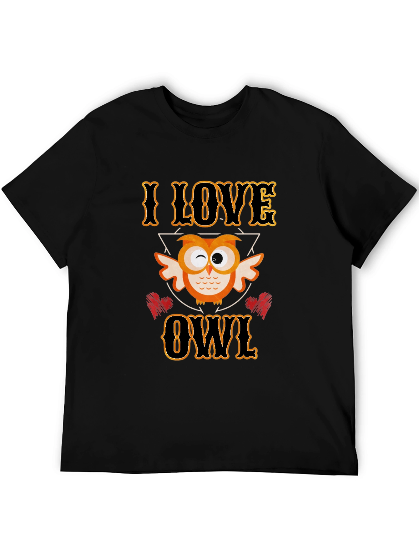 I Love Owl Graphic T-Shirt