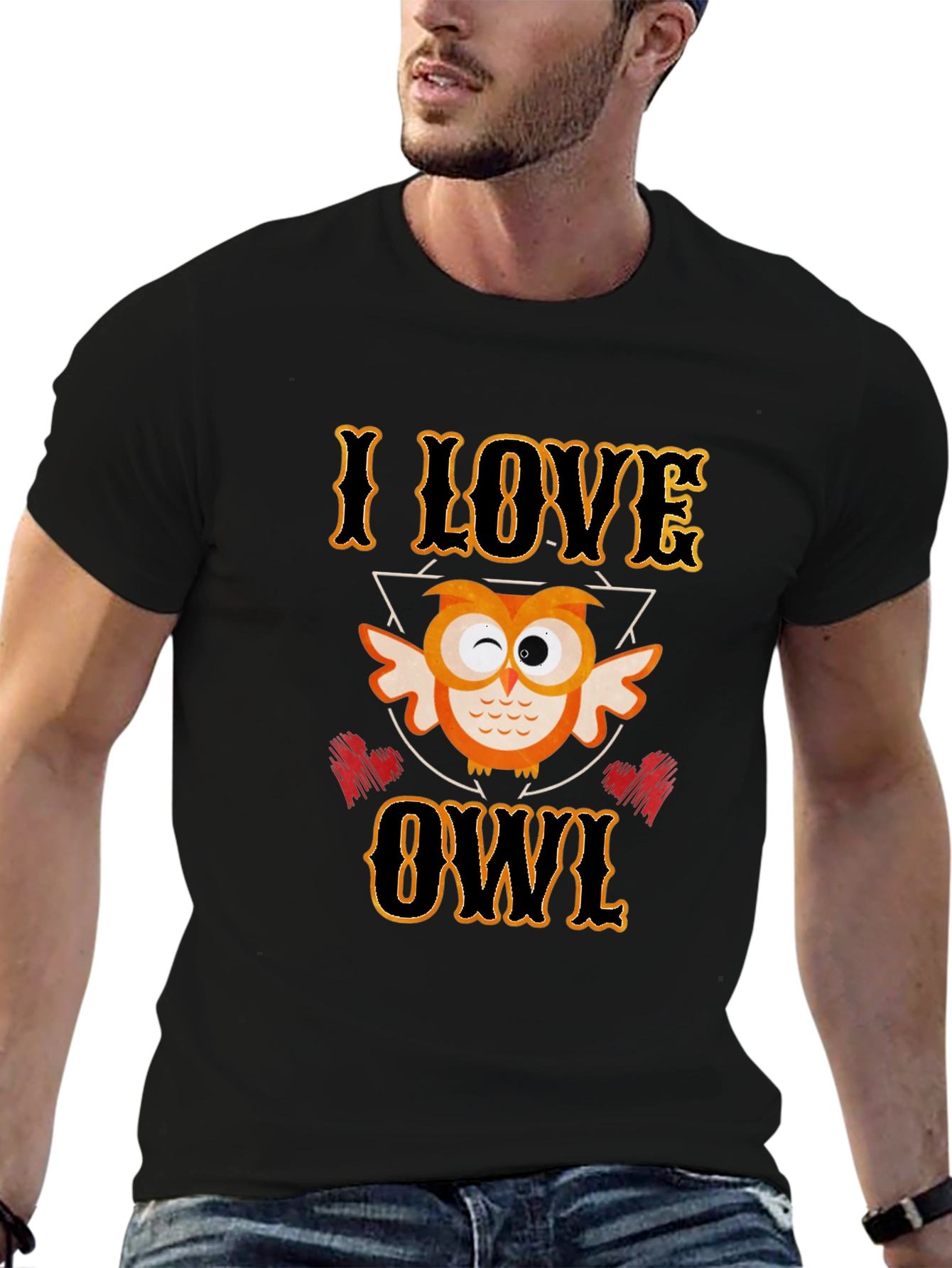 I Love Owl Graphic T-Shirt