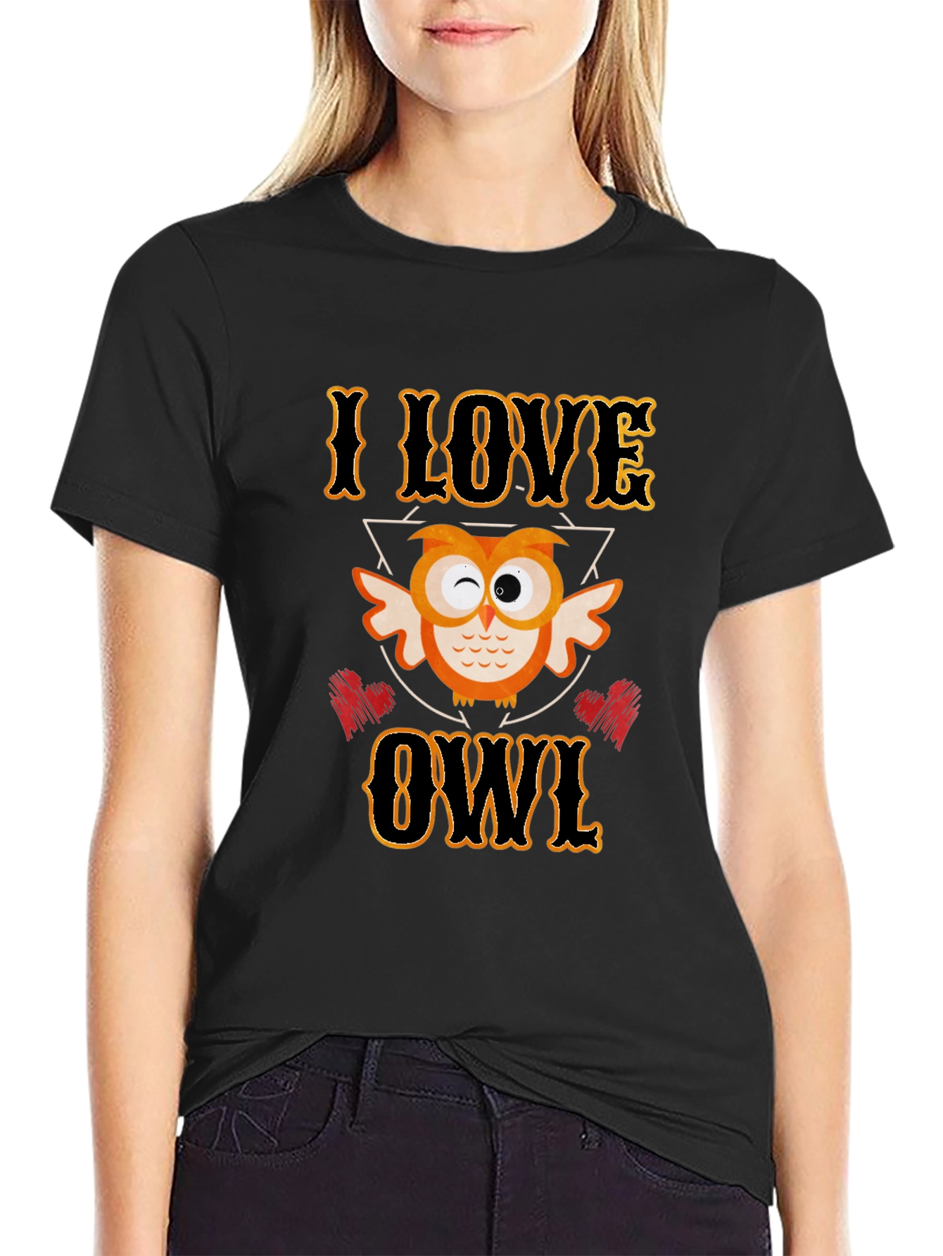 I Love Owl Graphic T-Shirt