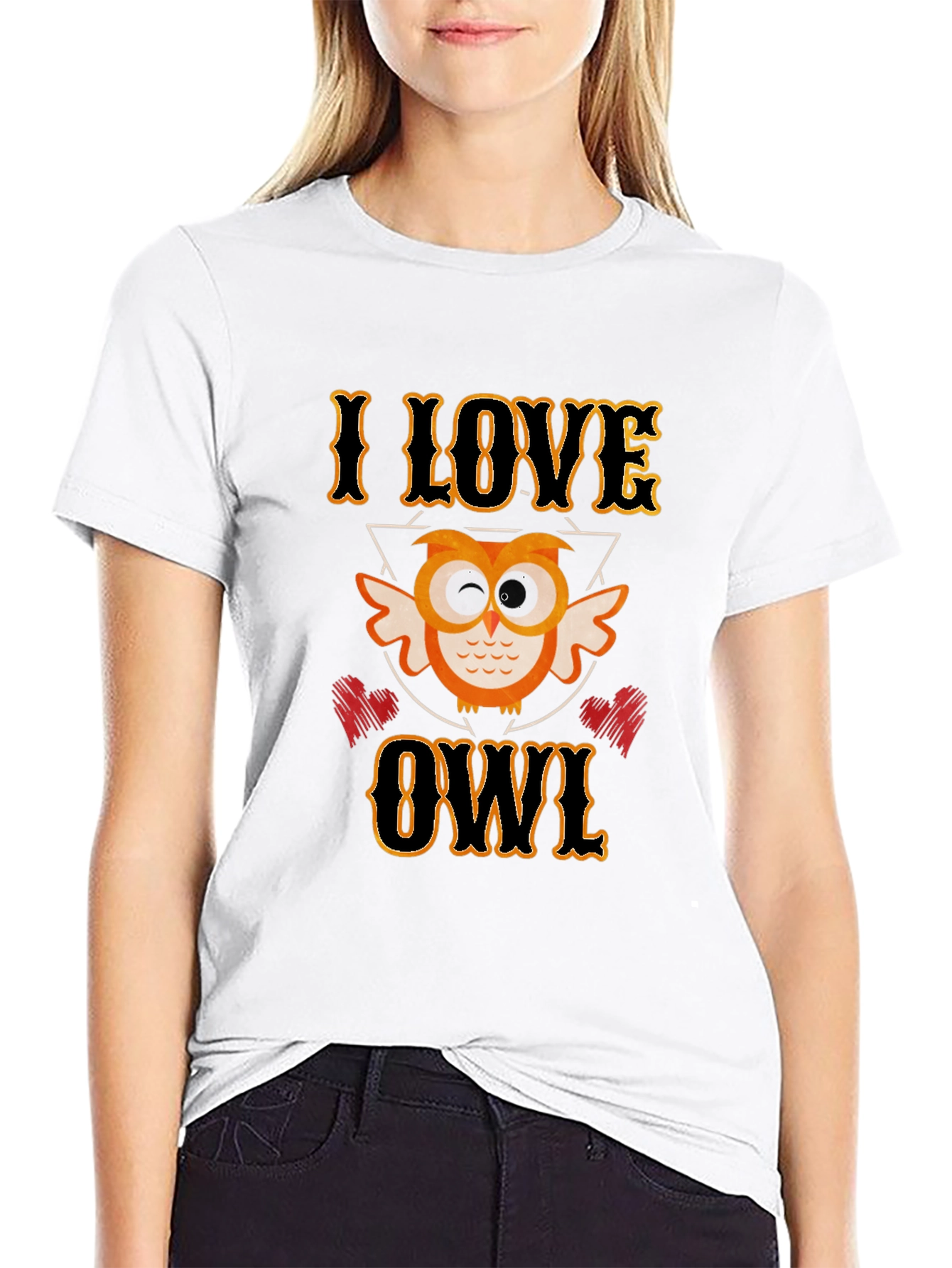 I Love Owl Graphic T-Shirt