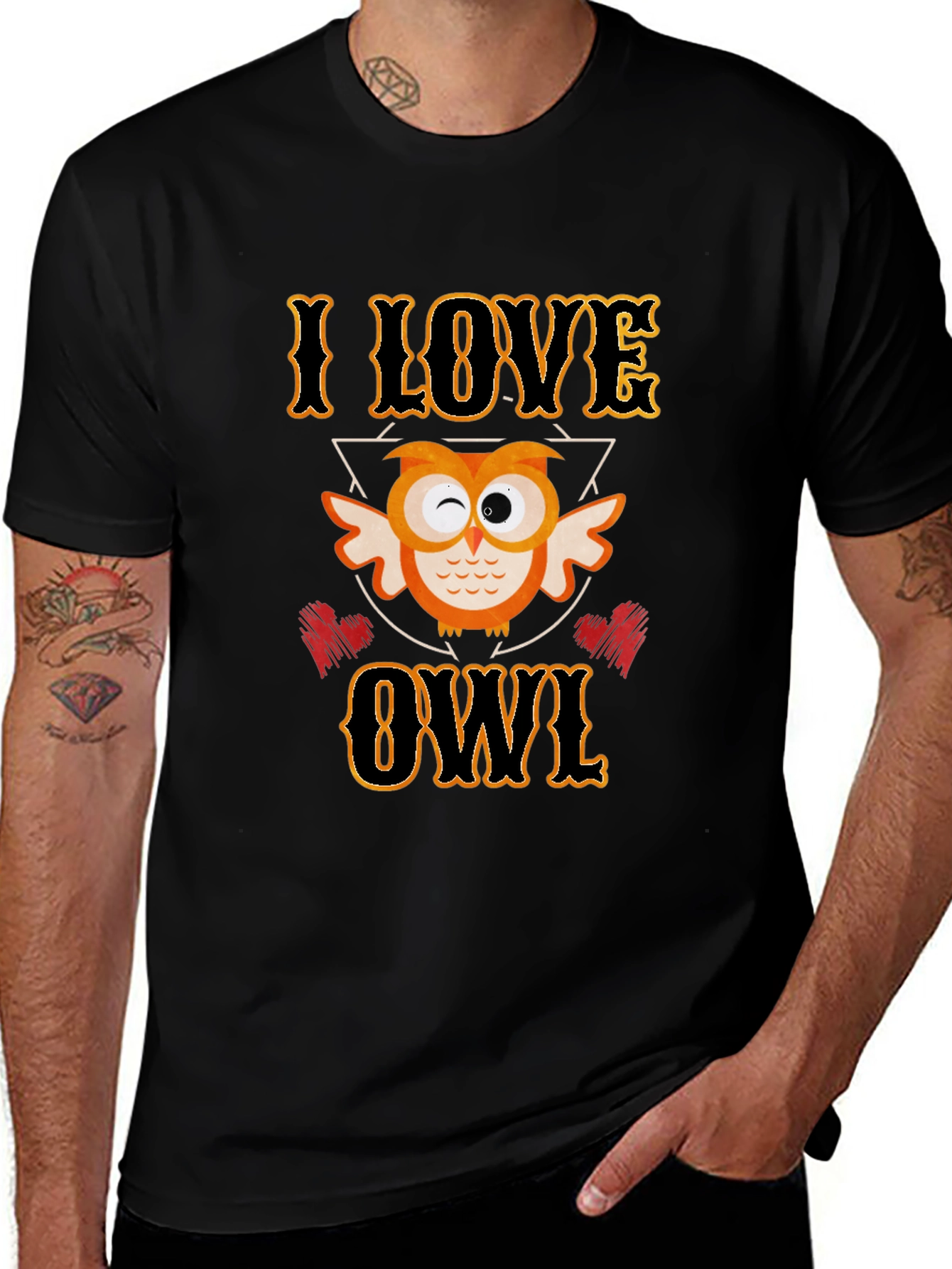 I Love Owl Graphic T-Shirt