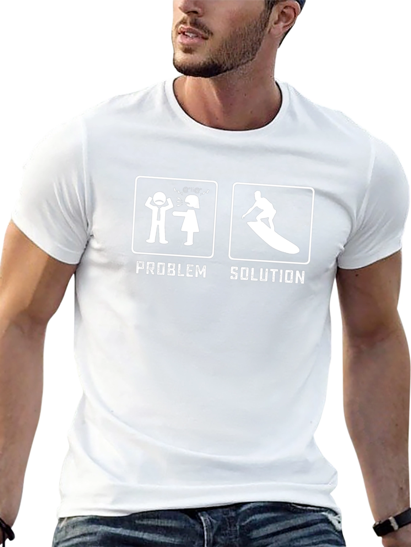 Problem Solution Surfing T-Shirt