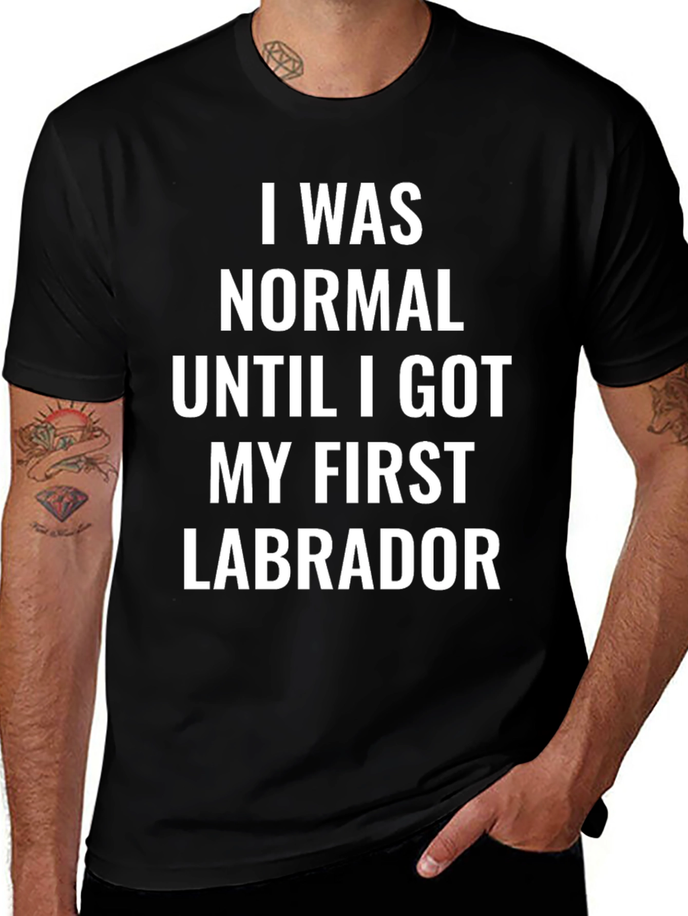 Funny Labrador T-Shirt: I Was Normal