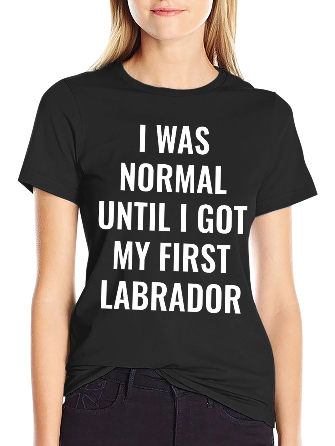 Funny Labrador T-Shirt: I Was Normal