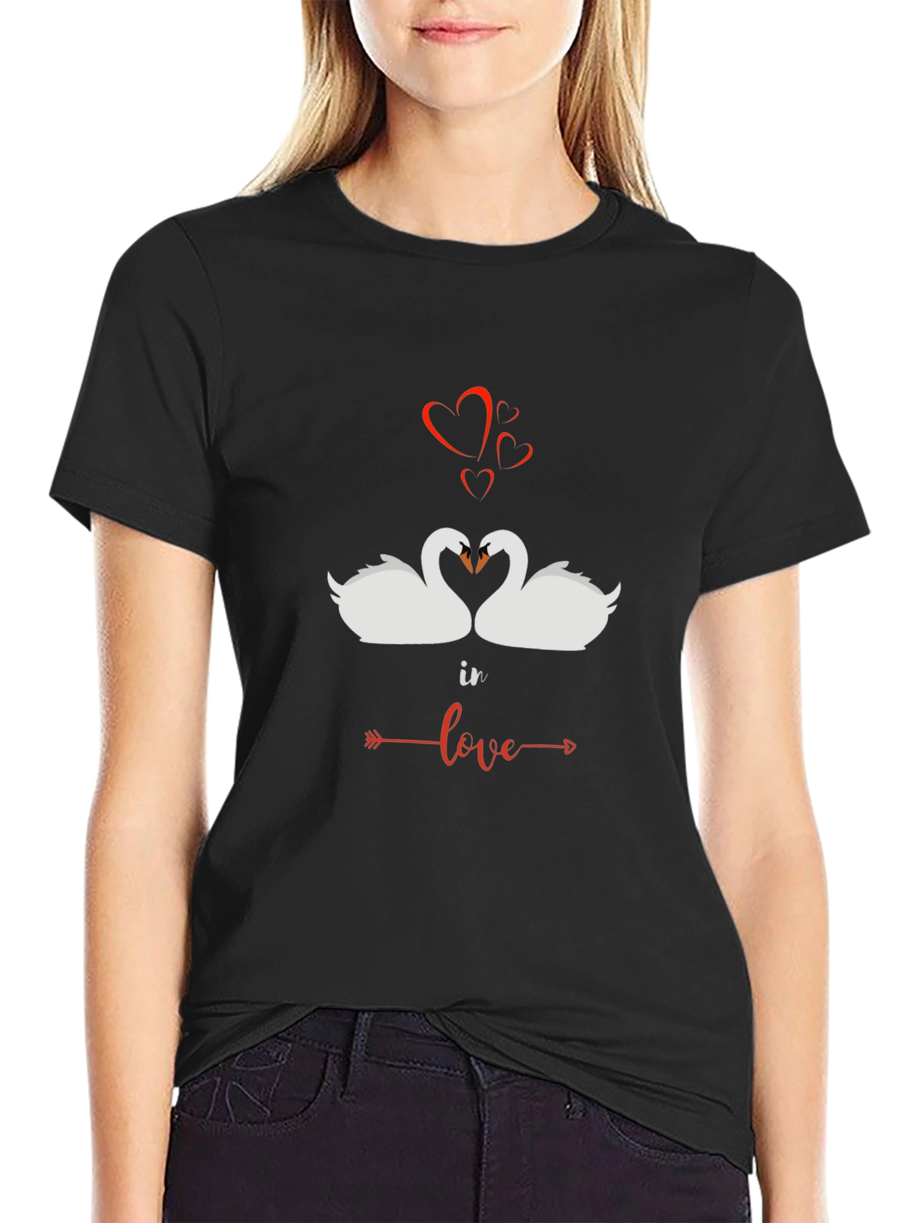 Love Swans Graphic Tee