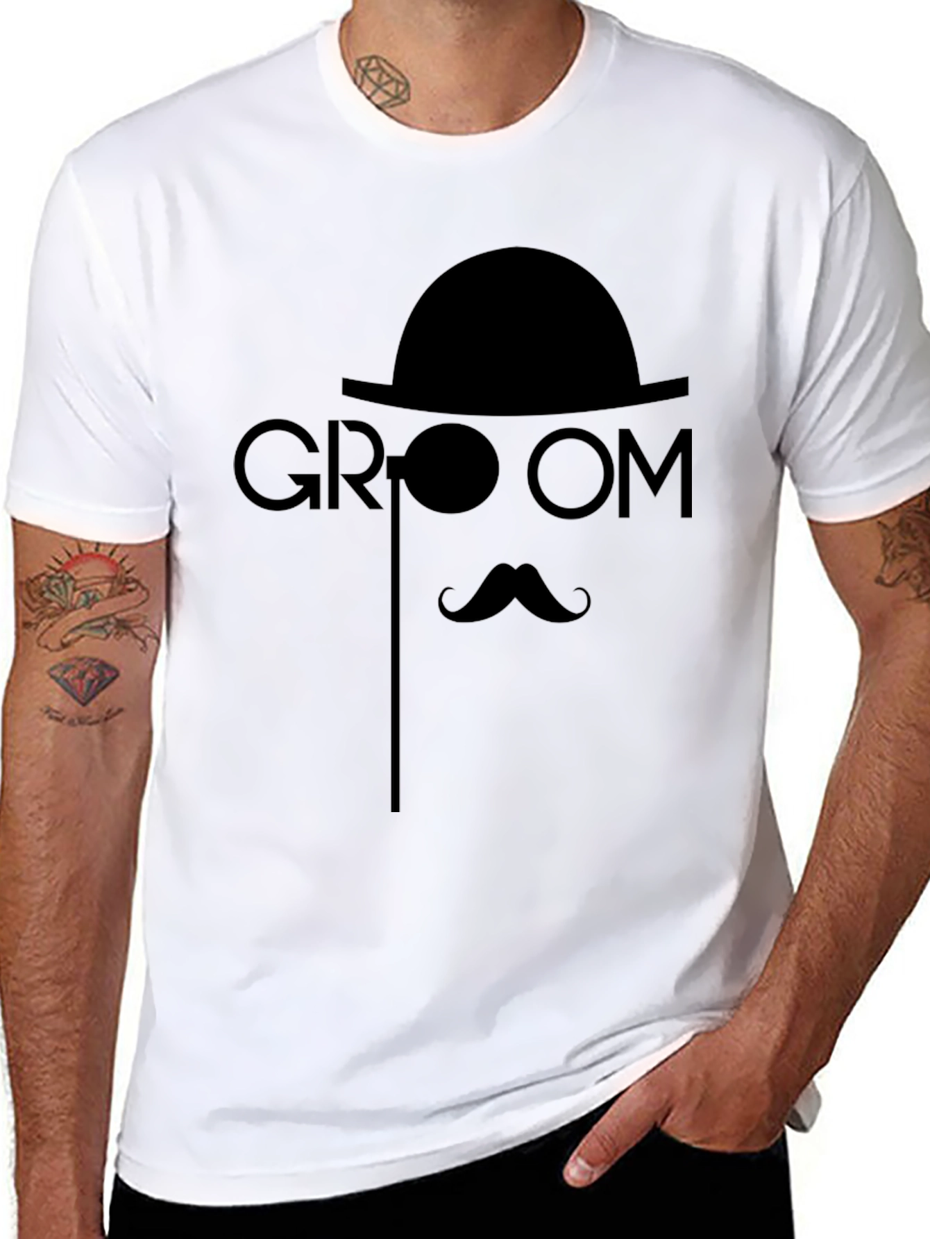 Groom Graphic Tee - Stylish Wedding Party Shirt