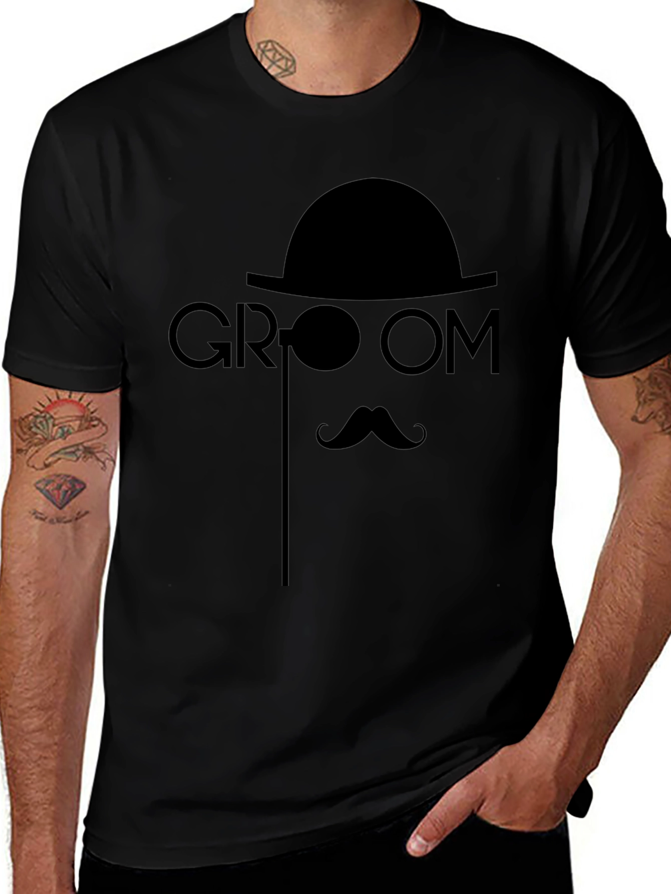 Groom Graphic Tee - Stylish Wedding Party Shirt