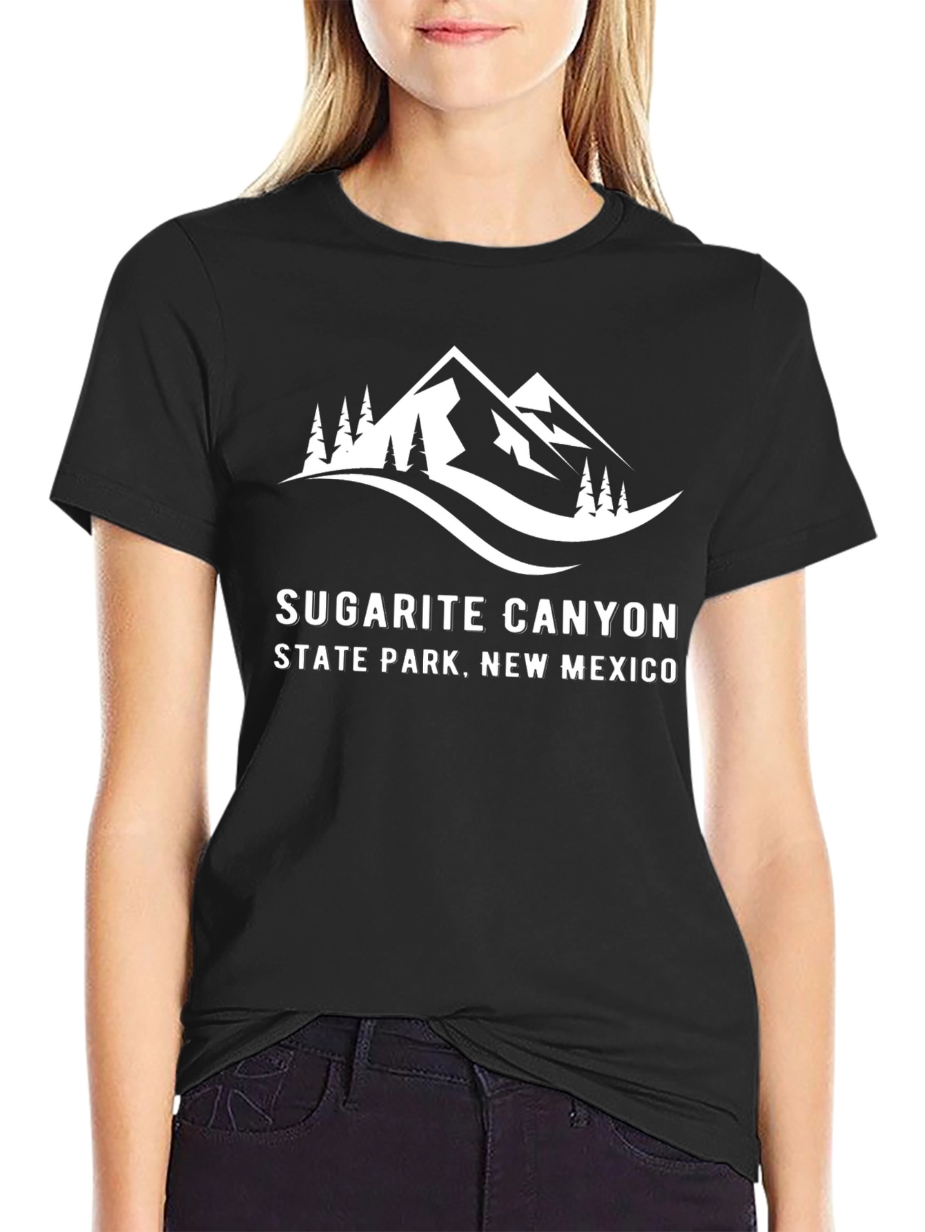 Sugarite Canyon State Park Black T-Shirt