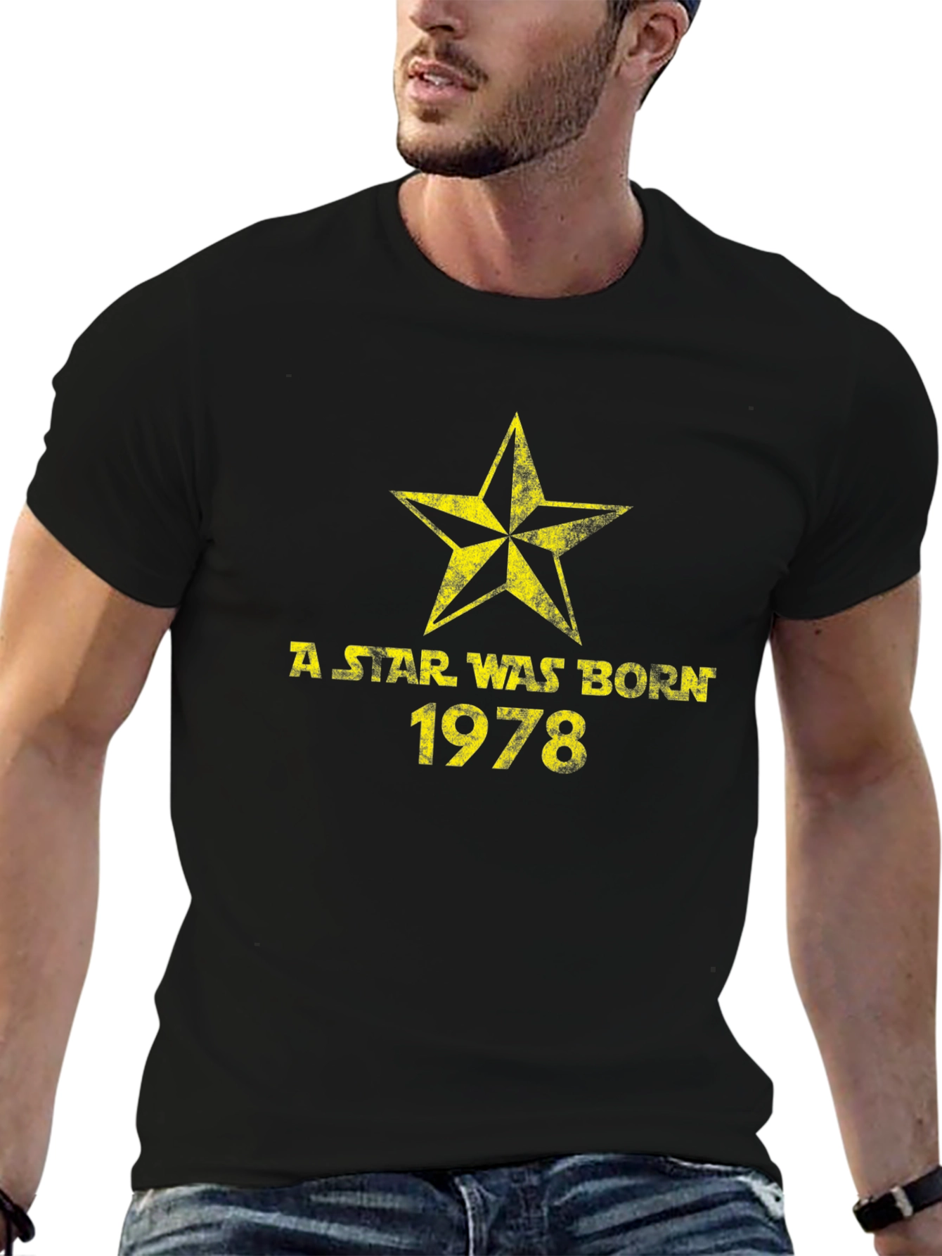 A Star Was Born 1978 Black T-Shirt