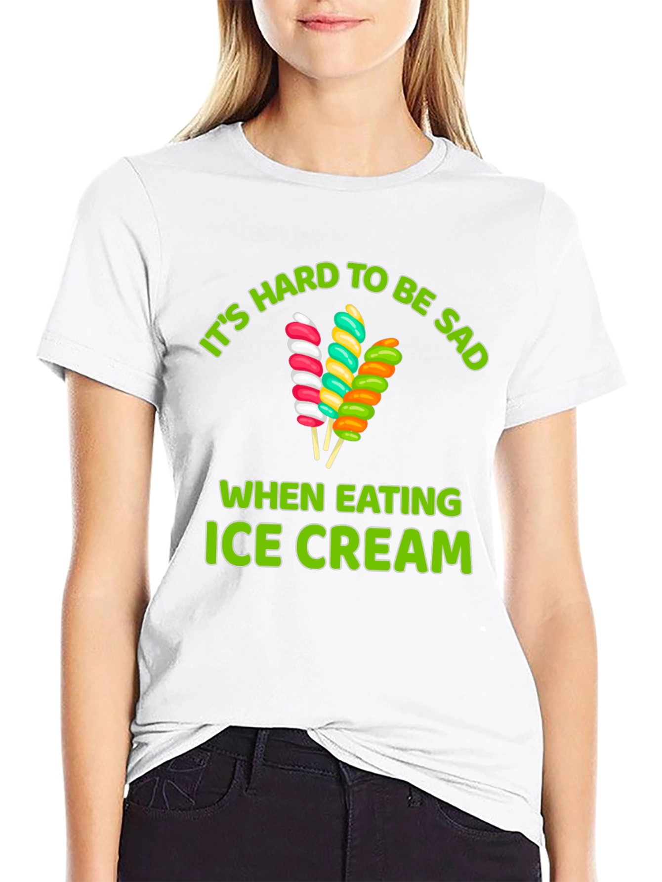 Ice Cream Sadness T-Shirt - Fun Foodie Tee