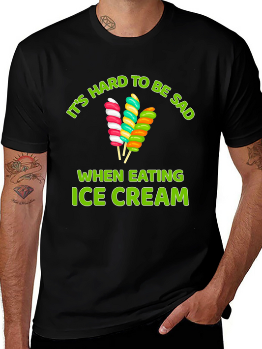 Ice Cream Sadness T-Shirt - Fun Foodie Tee