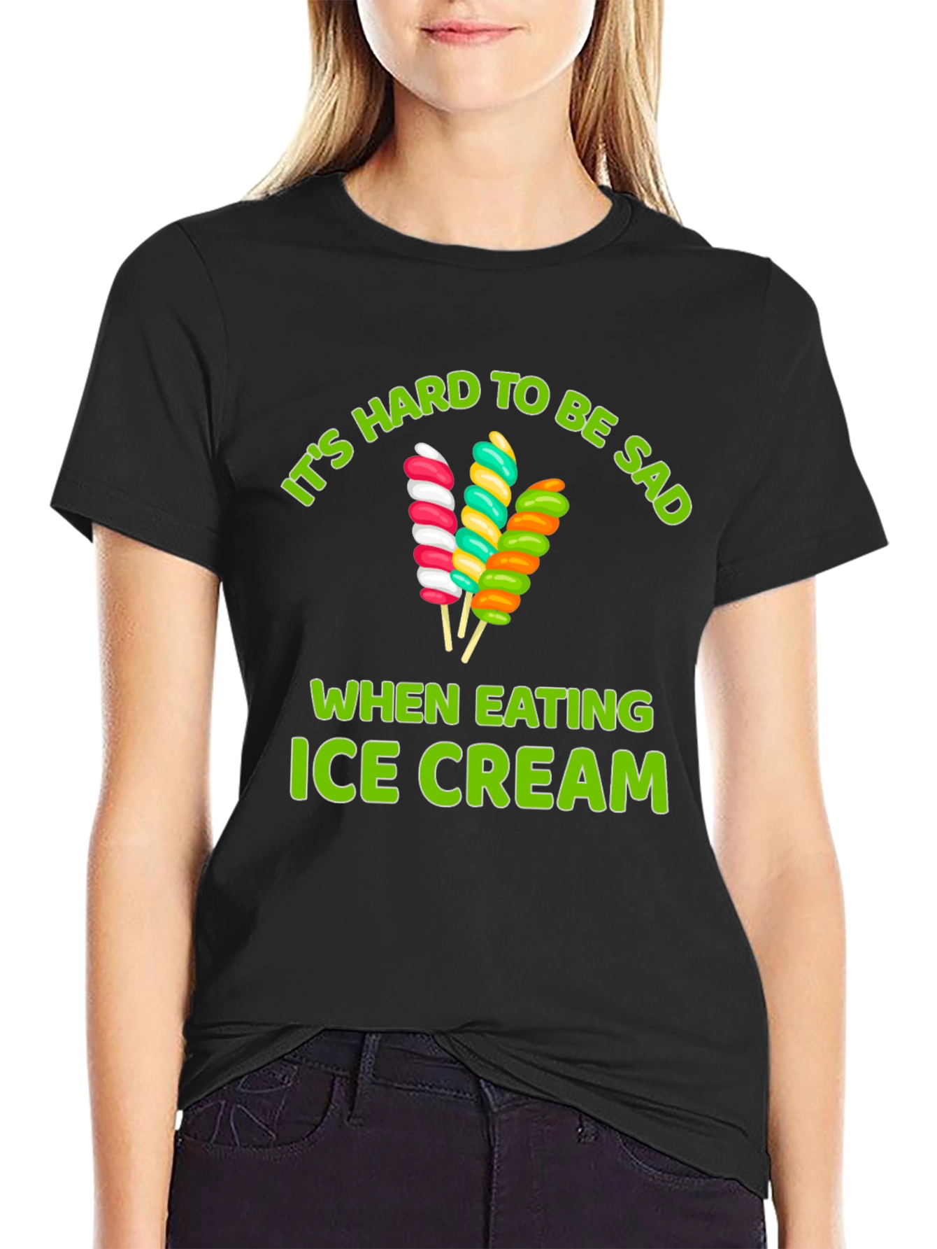 Ice Cream Sadness T-Shirt - Fun Foodie Tee