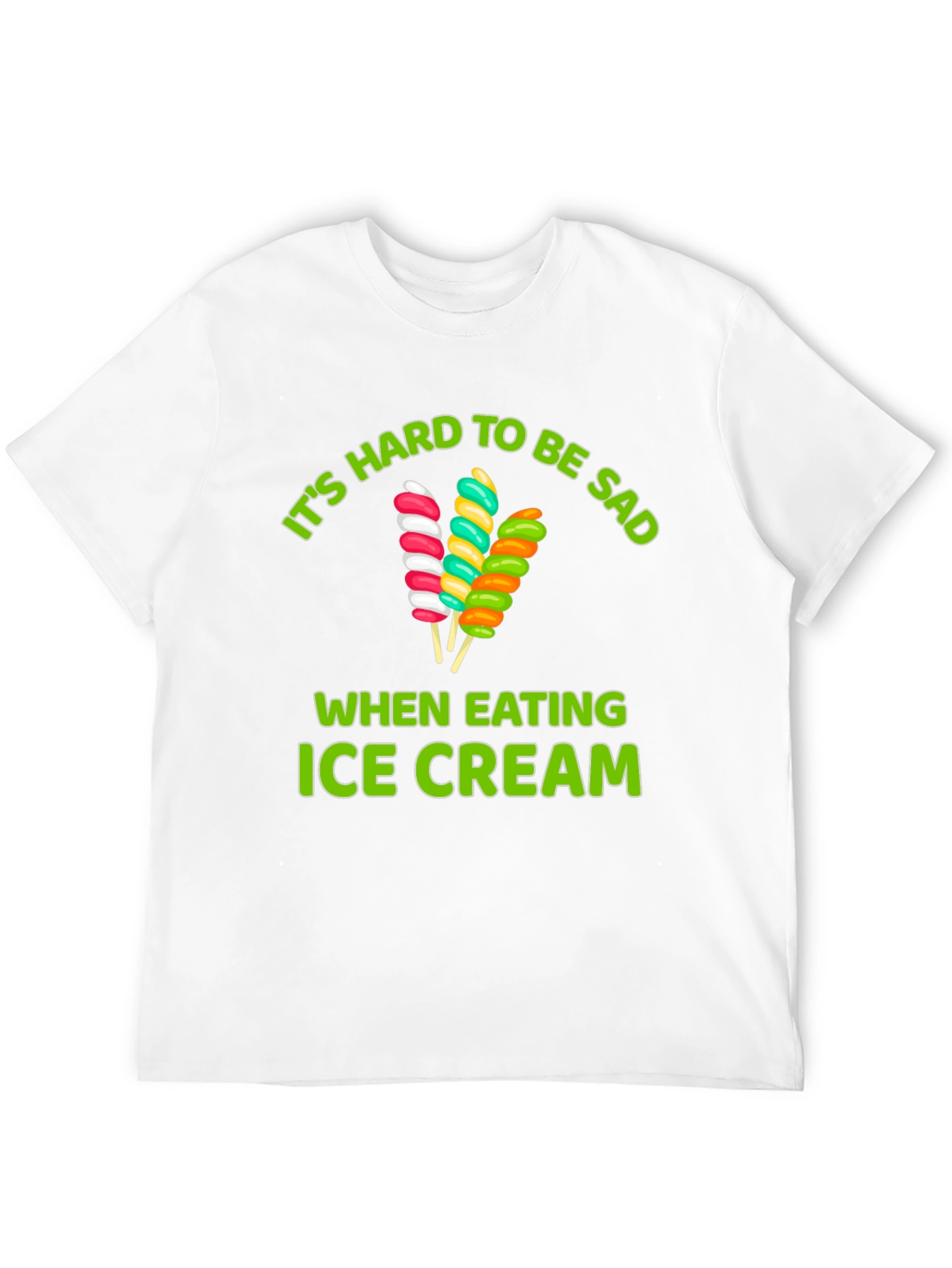 Ice Cream Sadness T-Shirt - Fun Foodie Tee