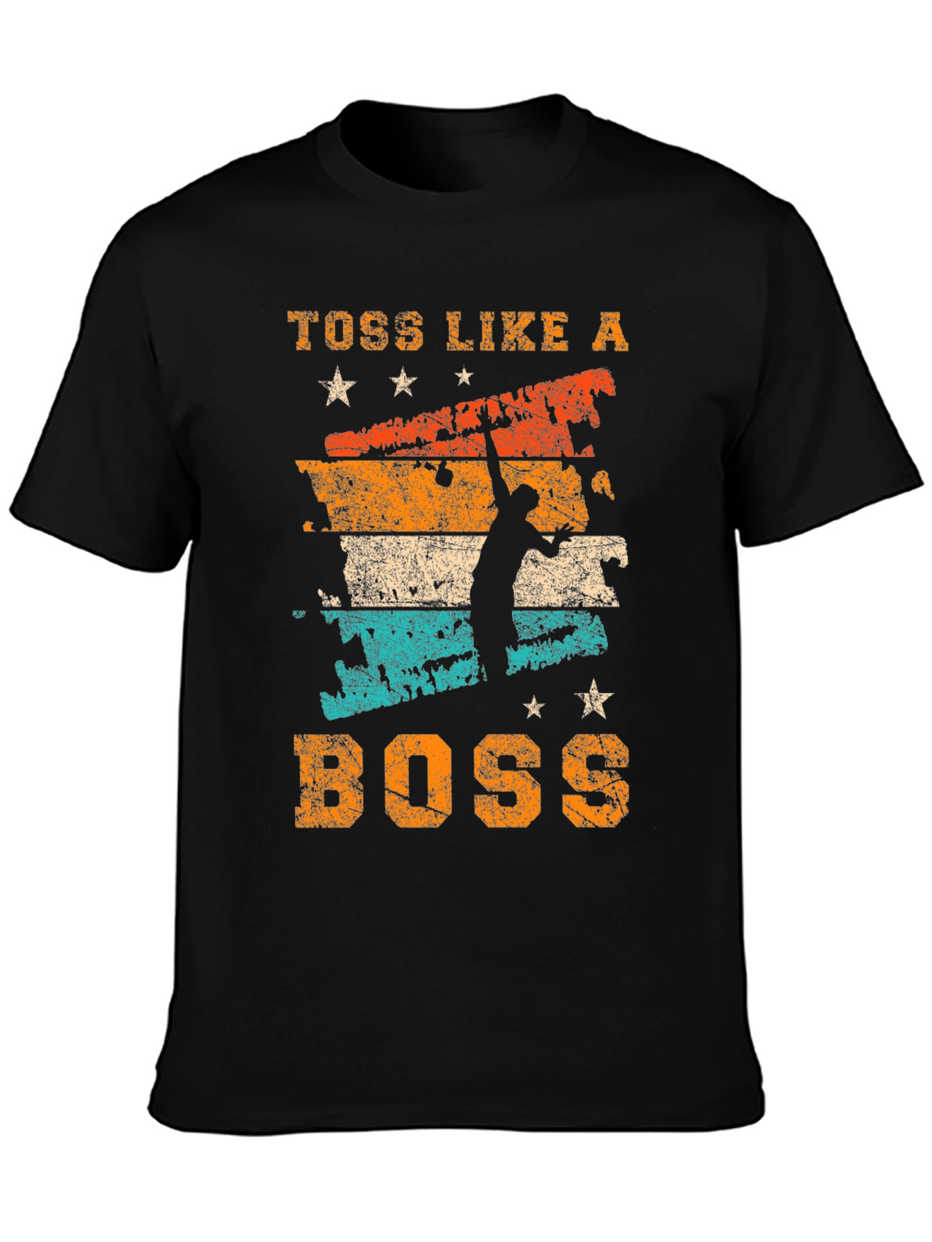 Toss Like A Boss Volleyball Graphic Tee