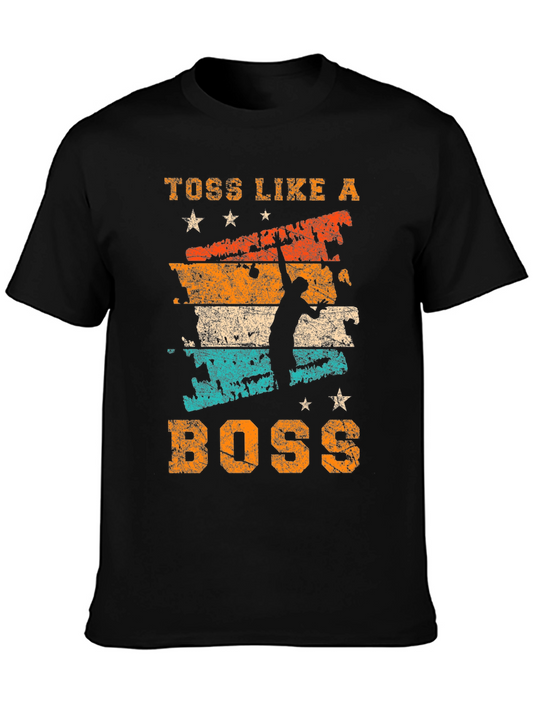 Toss Like A Boss Volleyball Graphic Tee