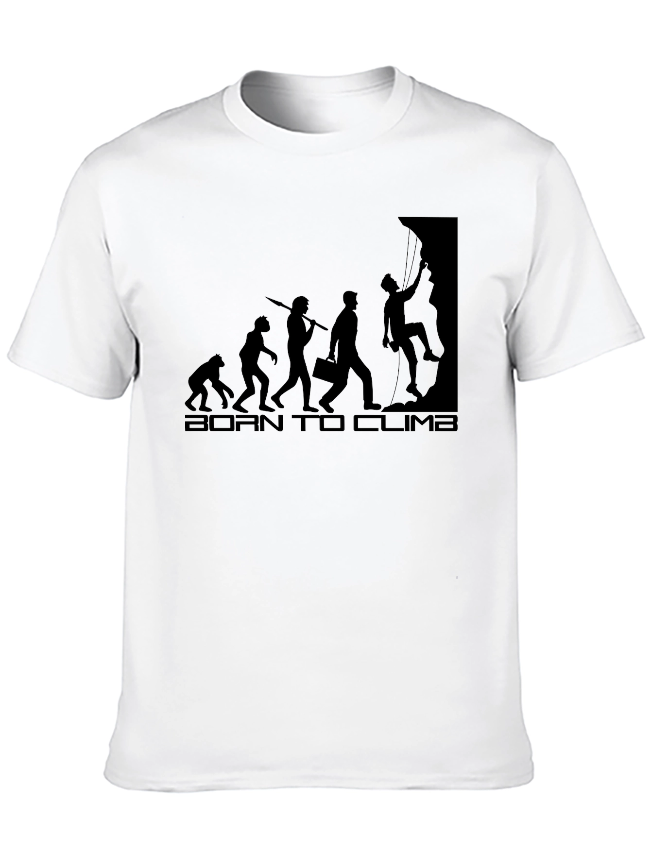 Born to Climb Evolution Black T-Shirt