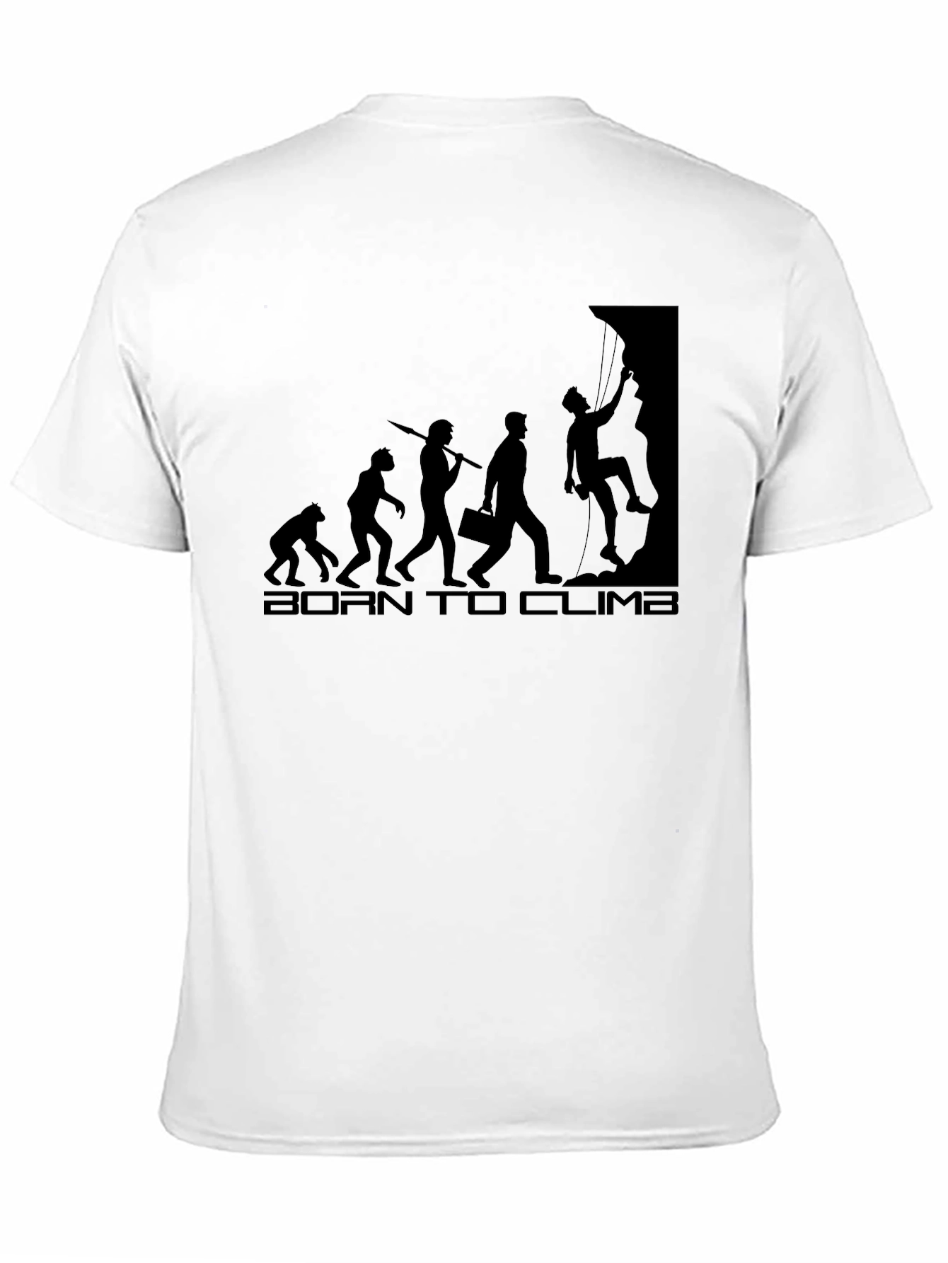 Born to Climb Evolution Black T-Shirt