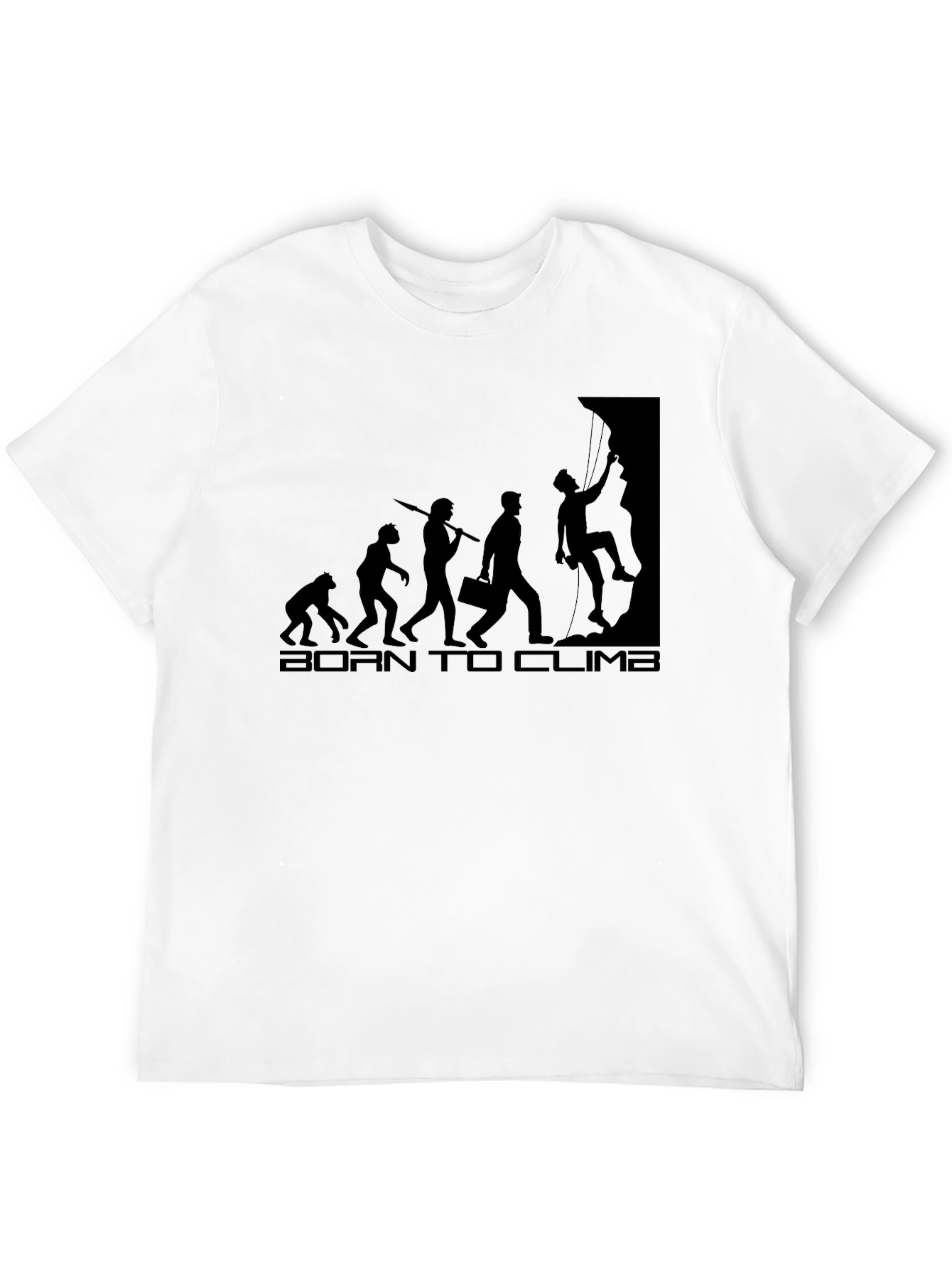 Born to Climb Evolution Black T-Shirt