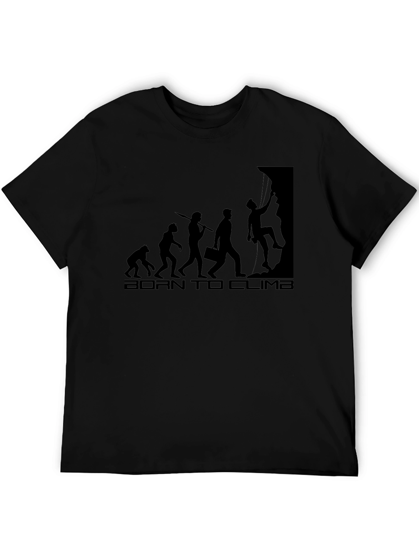 Born to Climb Evolution Black T-Shirt