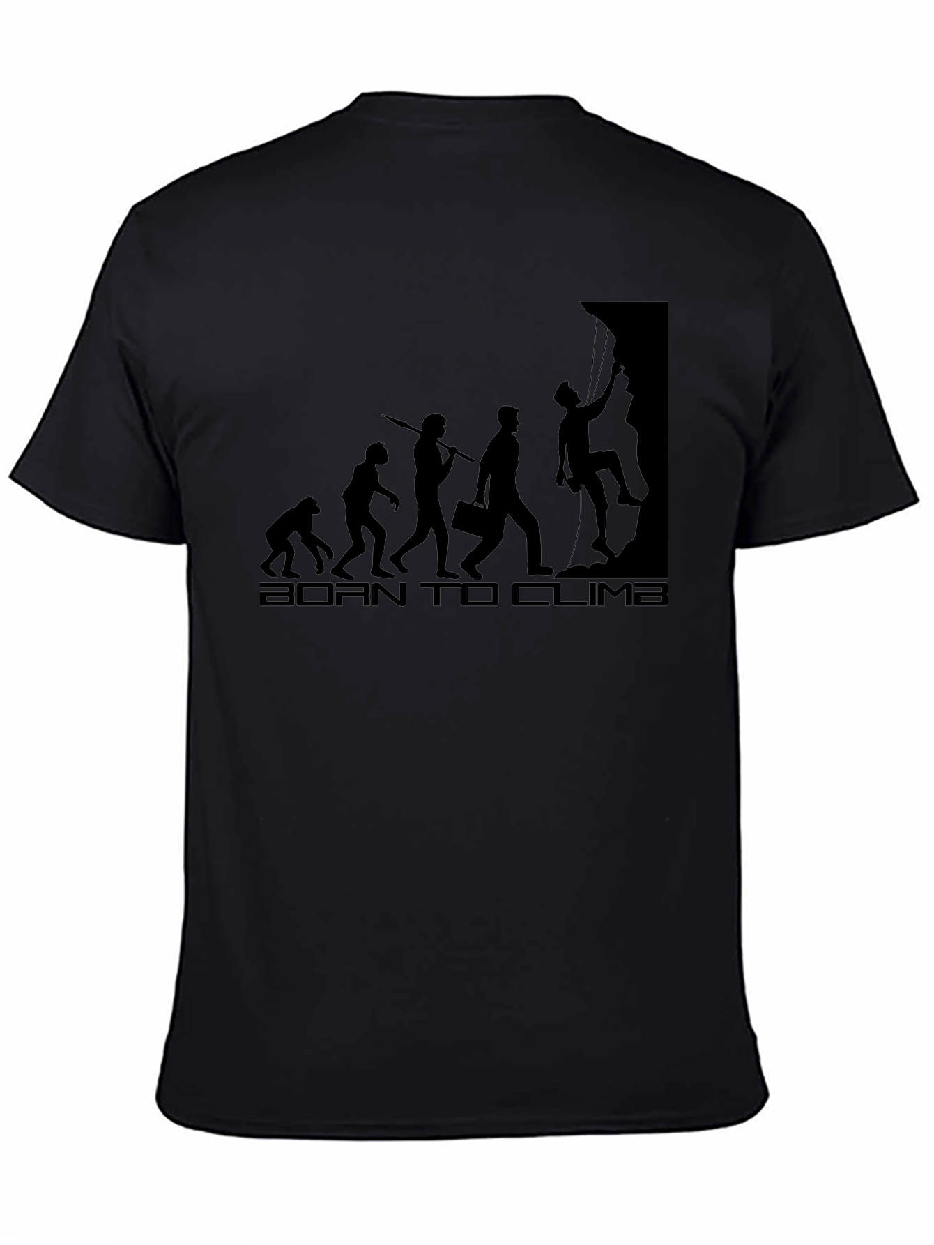 Born to Climb Evolution Black T-Shirt