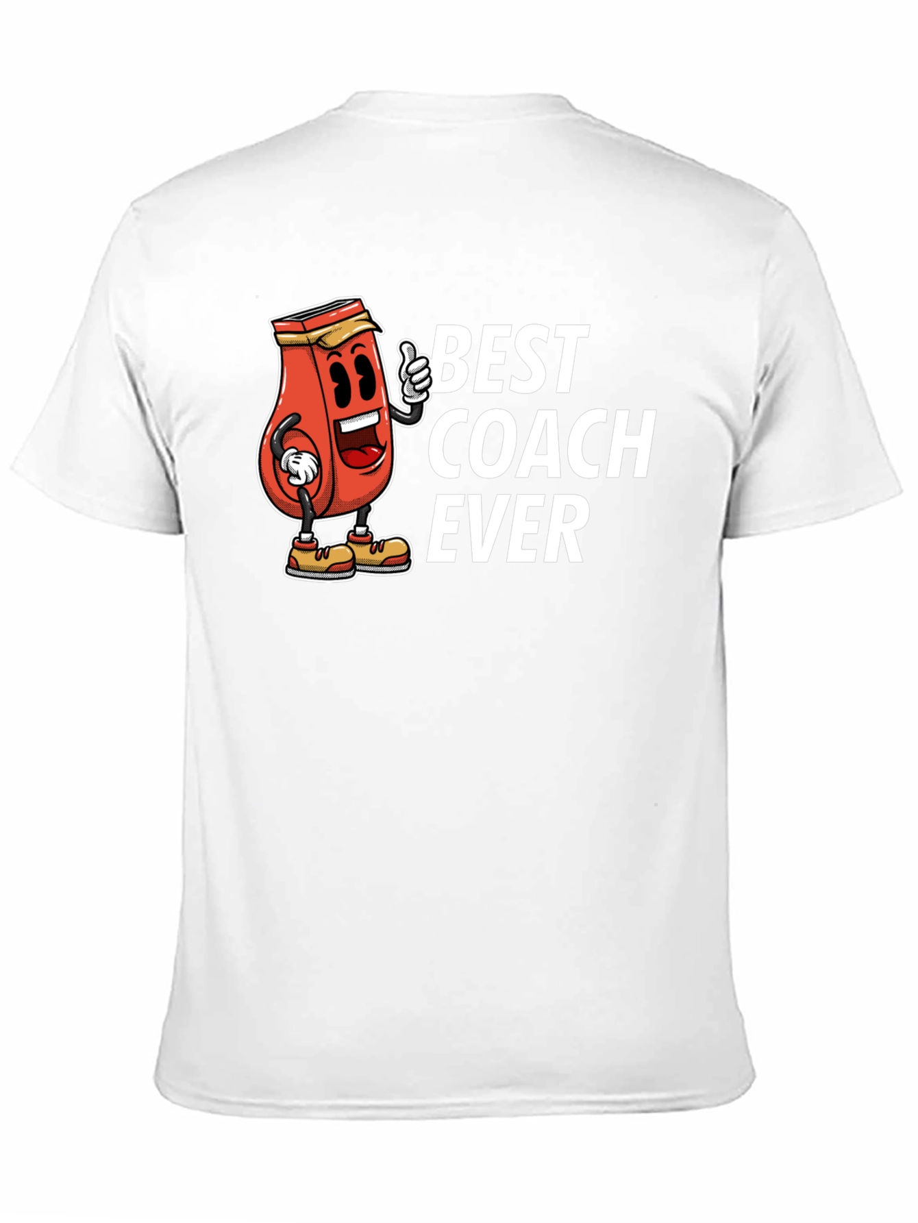 Best Coach Ever Black Graphic T-Shirt