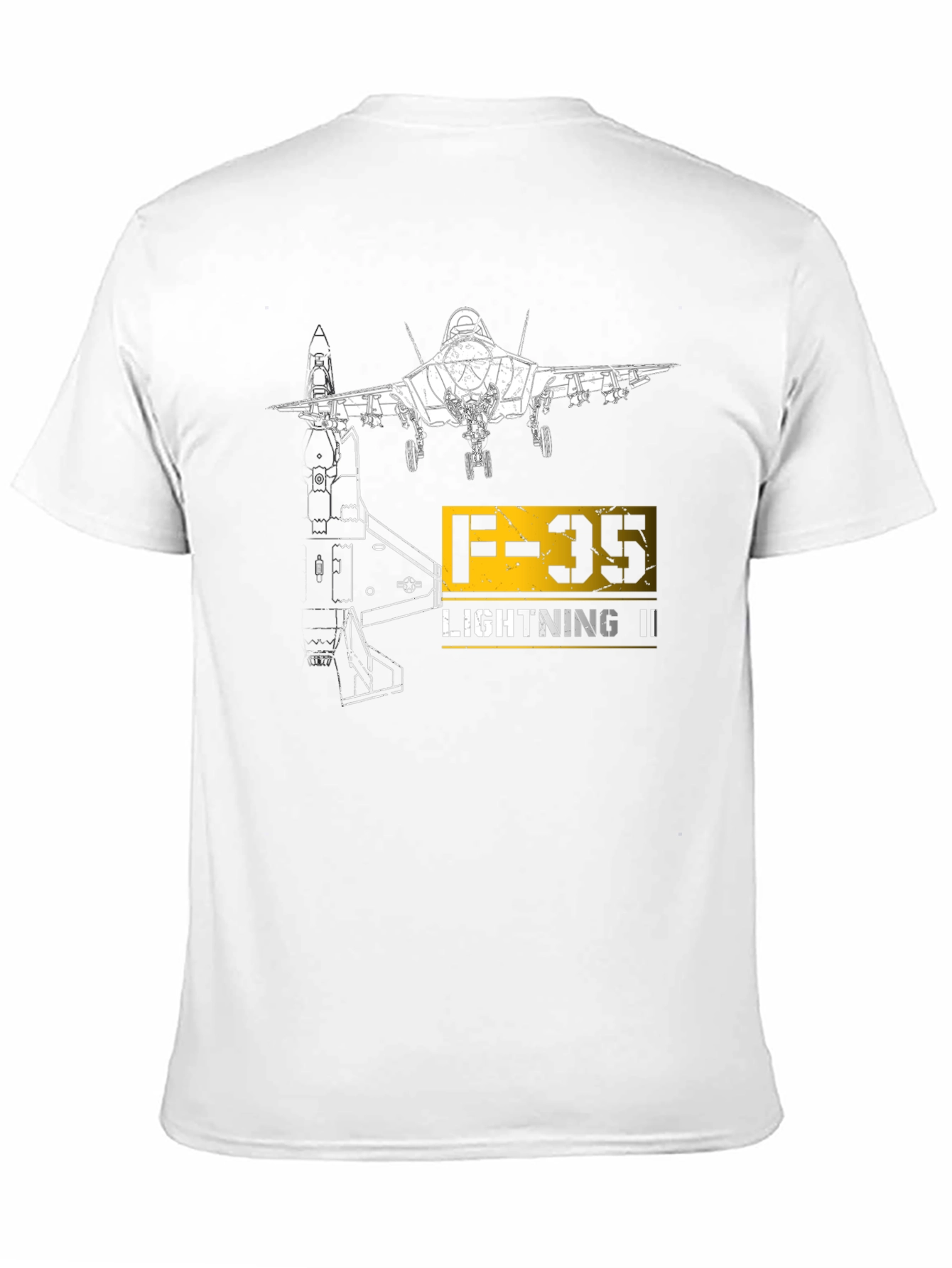 F-35 Lightning II Graphic Black T-Shirt