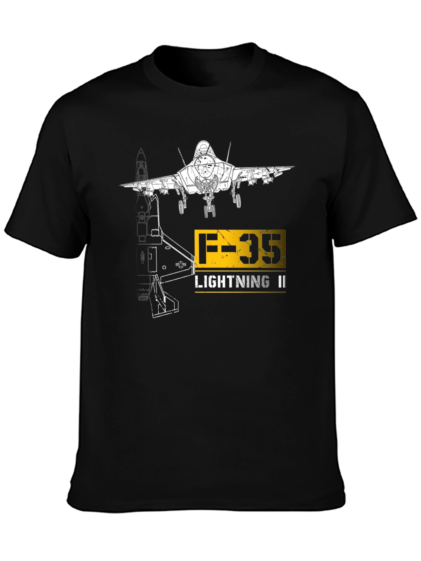 F-35 Lightning II Graphic Black T-Shirt