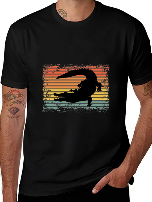 Vintage Alligator T-Shirt - Retro Crocodile Graphic Tee